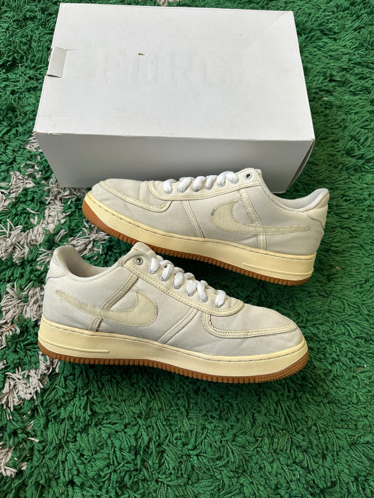 Nike Air Force 1 Low Travis Scott “Sail” (Size 11) (Lightly Worn) - Image 2