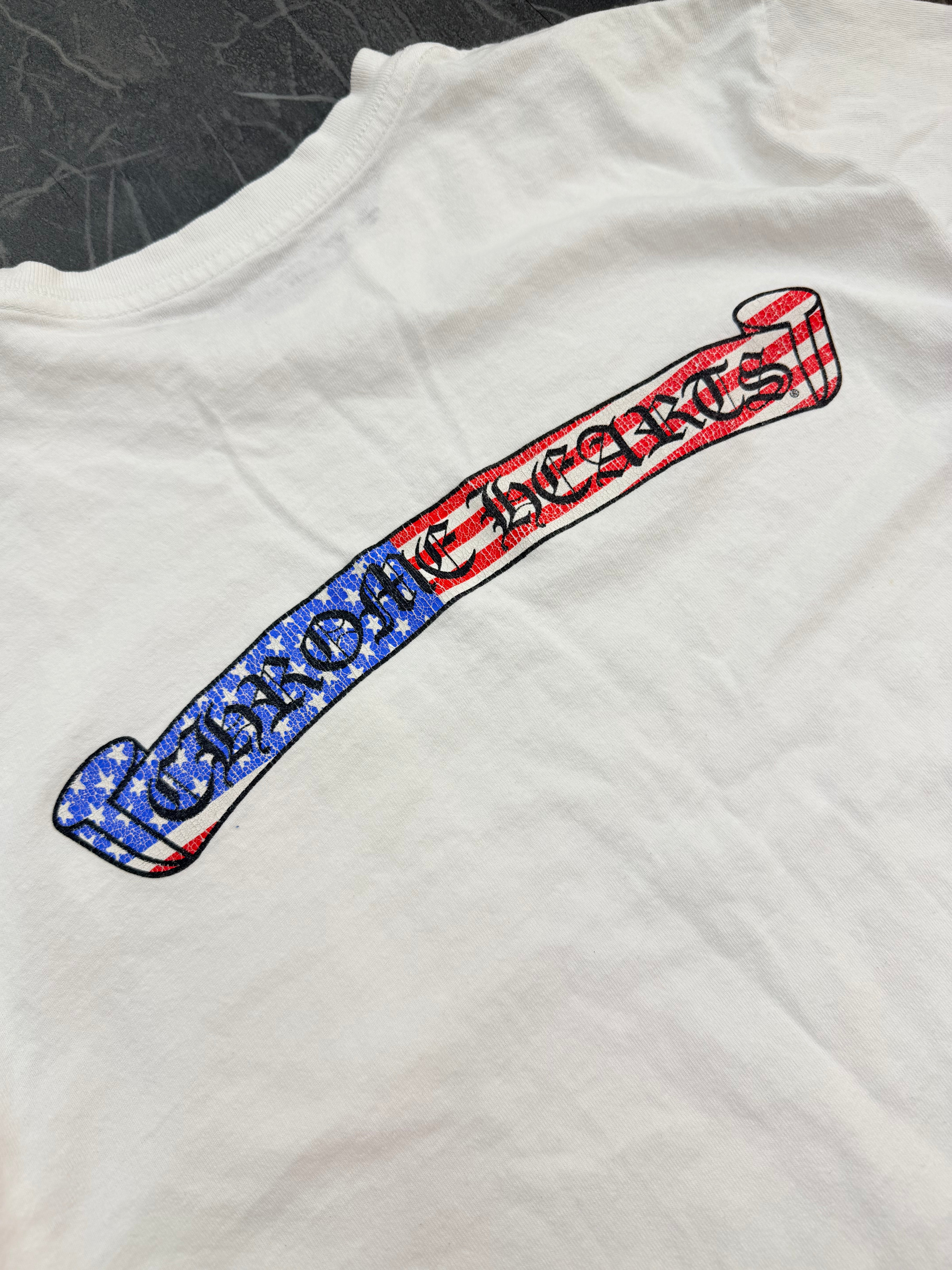Chrome Hearts USA Scroll Tee “White”