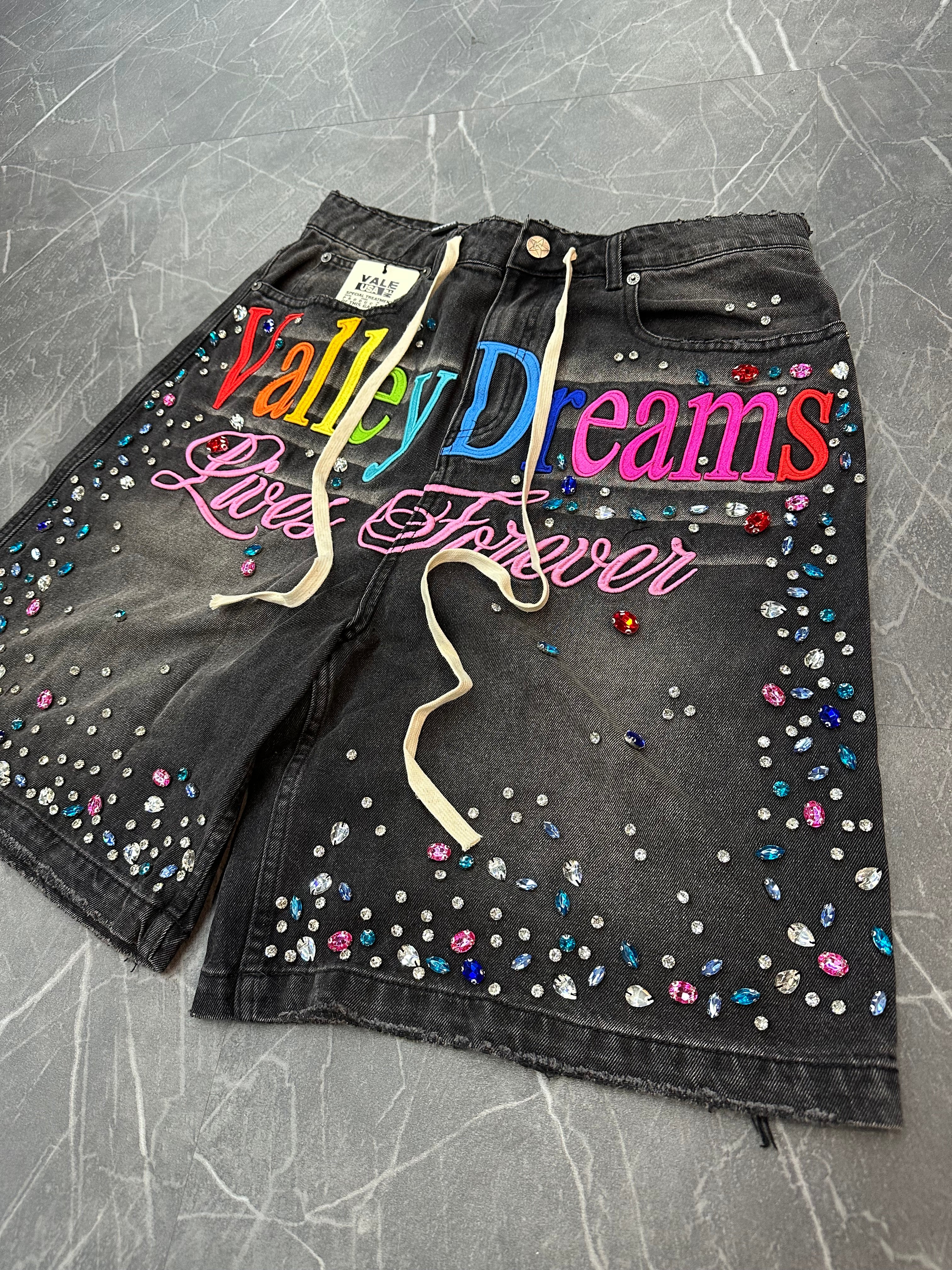 Vale Forever Ice Cream Jorts “Black”