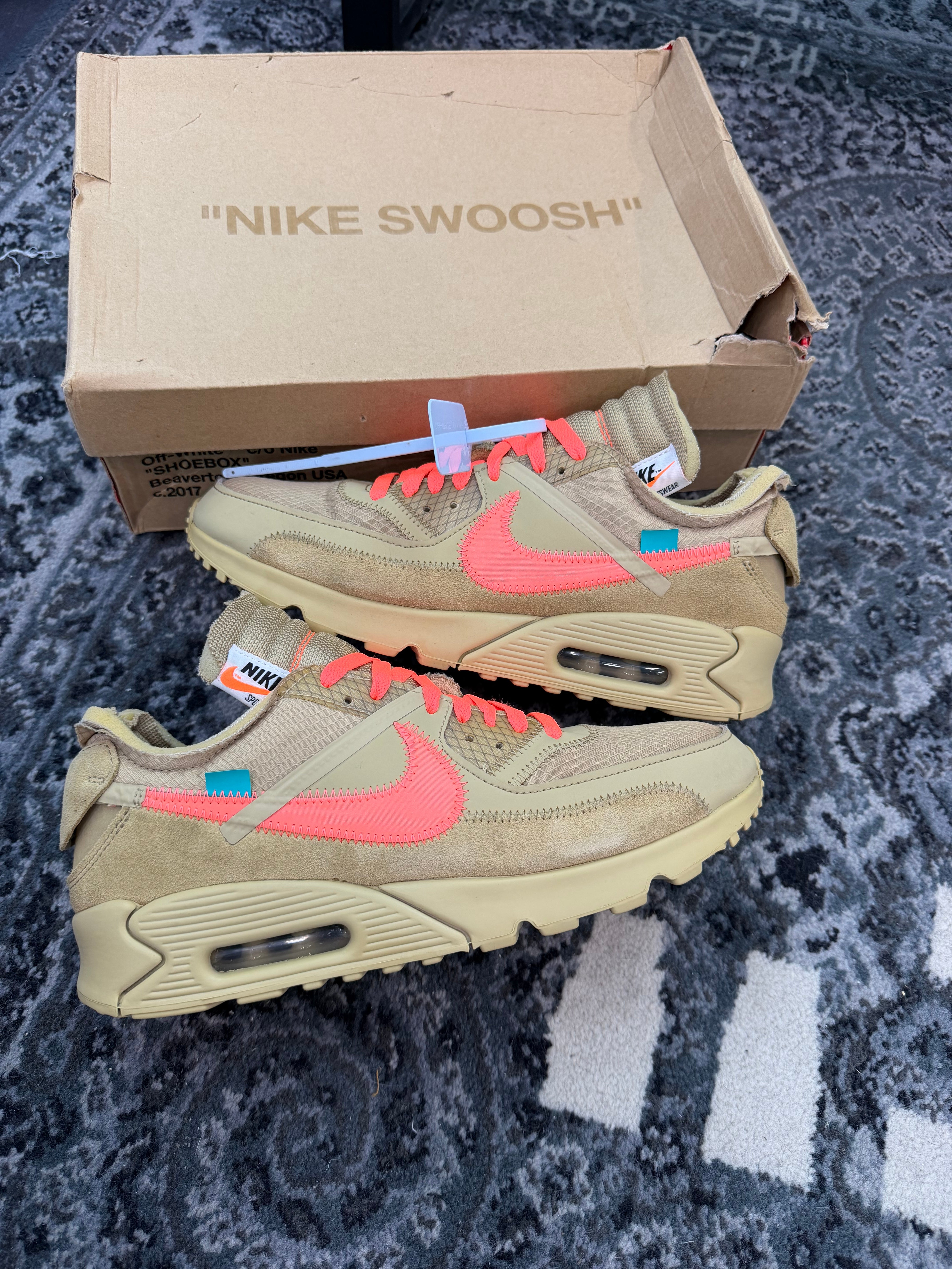 Nike Air Max 90 x Off White “Desert Ore”