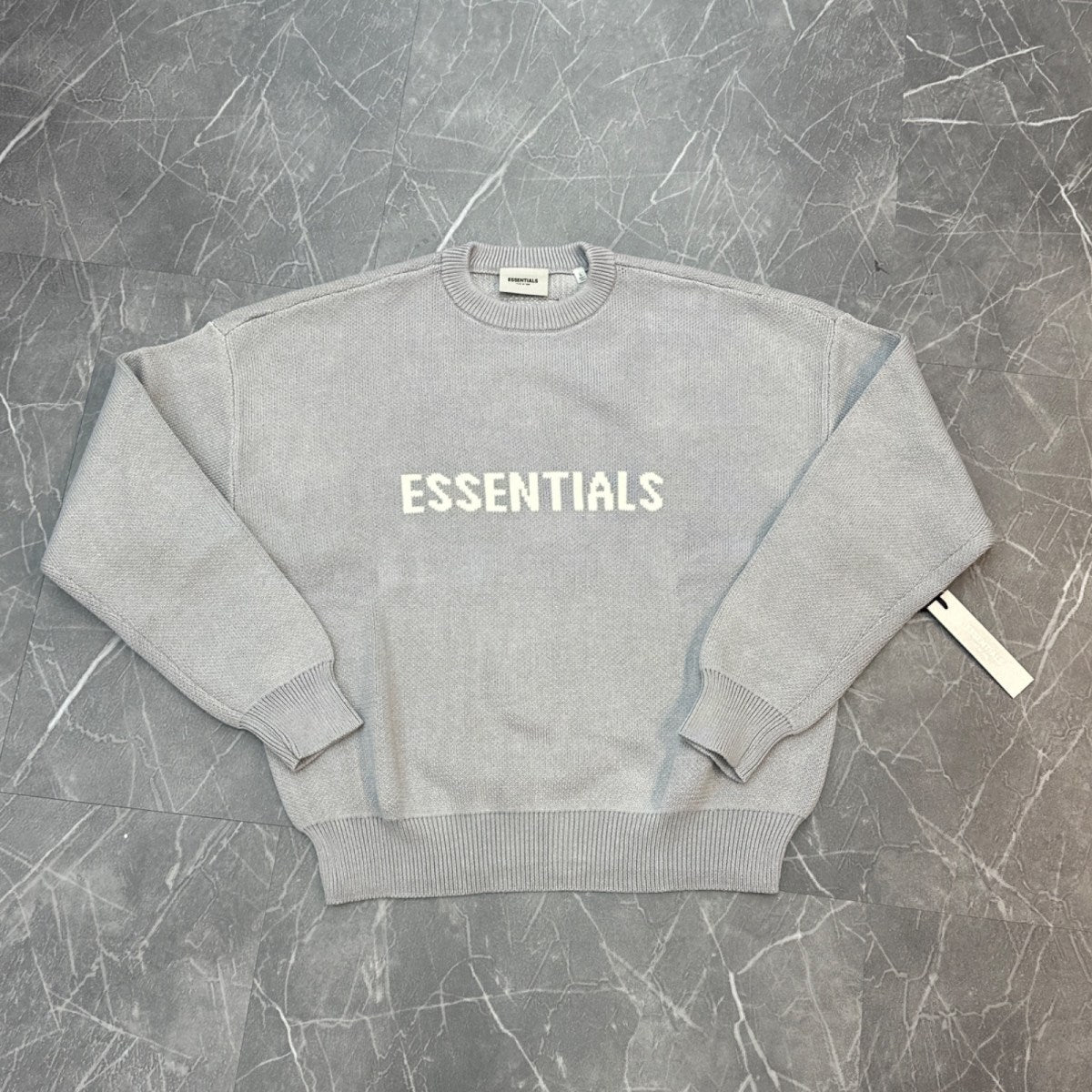 Fear of God Essentials Knit Sweater Pebble