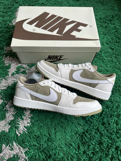 Jordan 1 Low Golf Travis Scott “Neutral Olive”