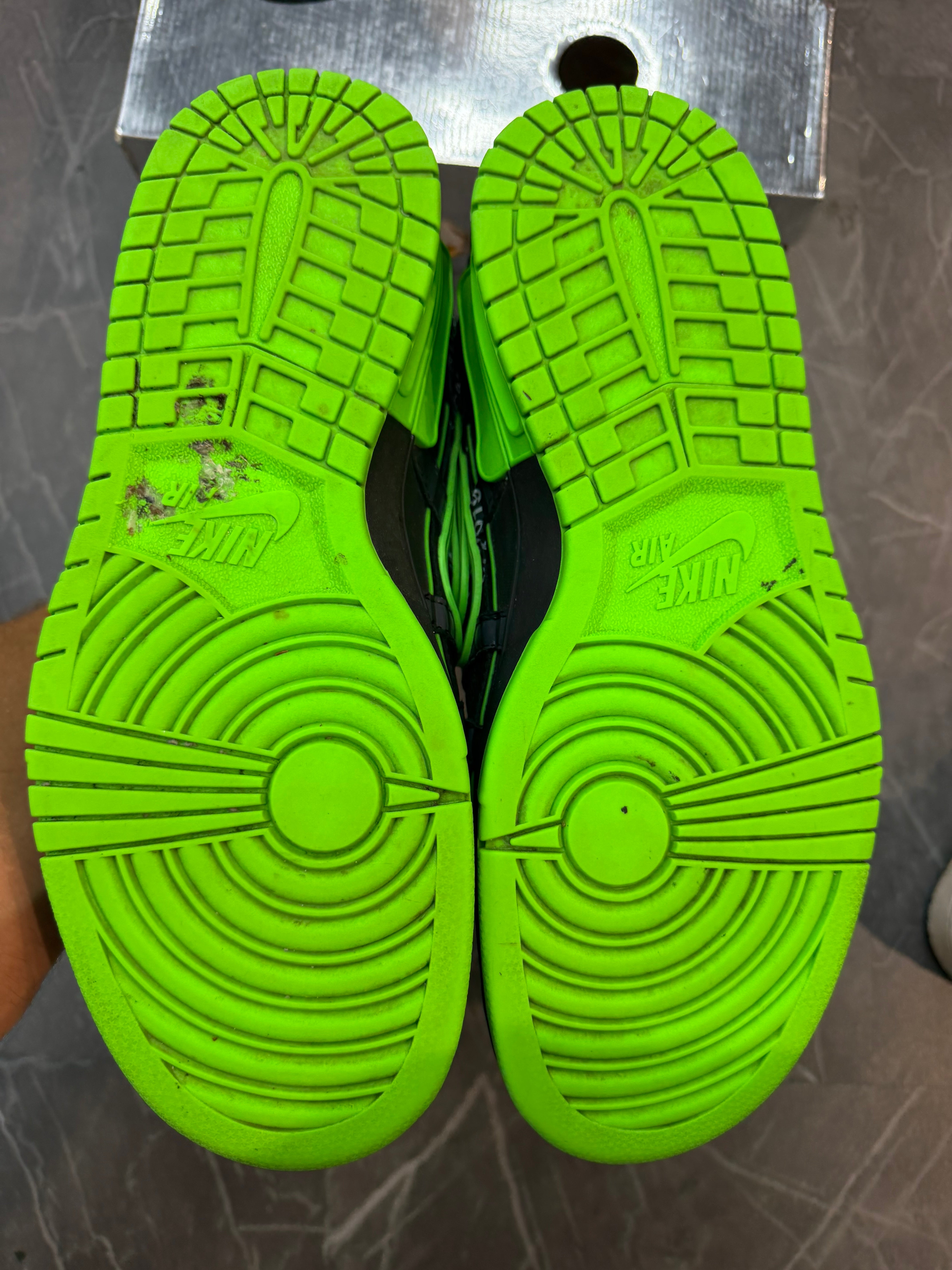 Nike Off White Rubber Dunk “Green Strike”