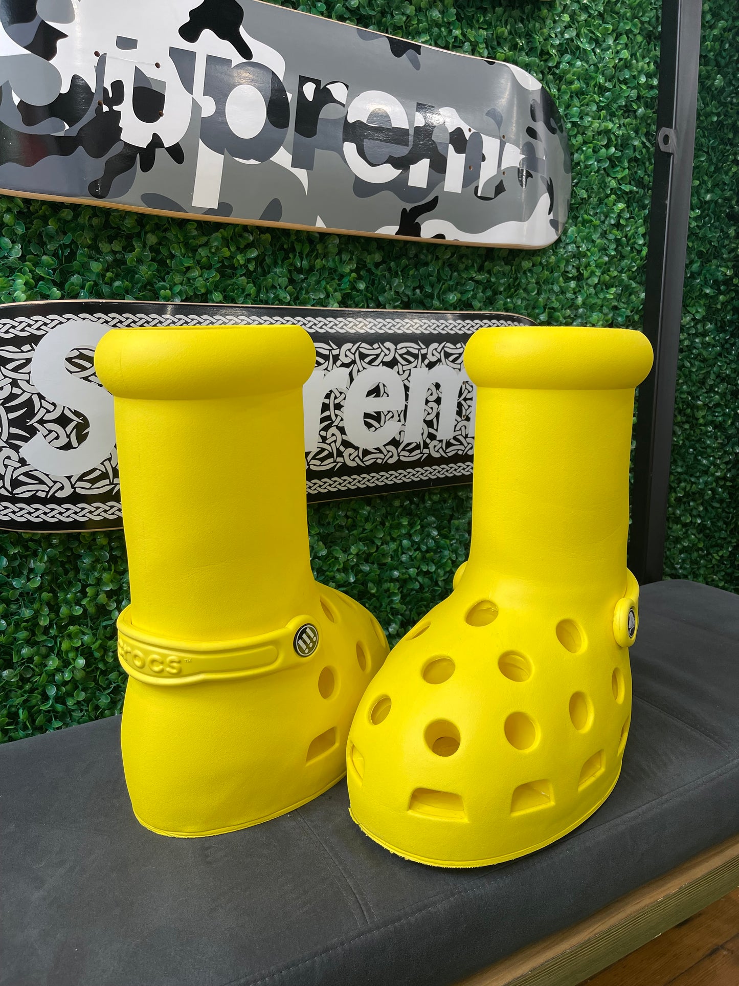 MSCHF x Crocs “Big Yellow Boots”