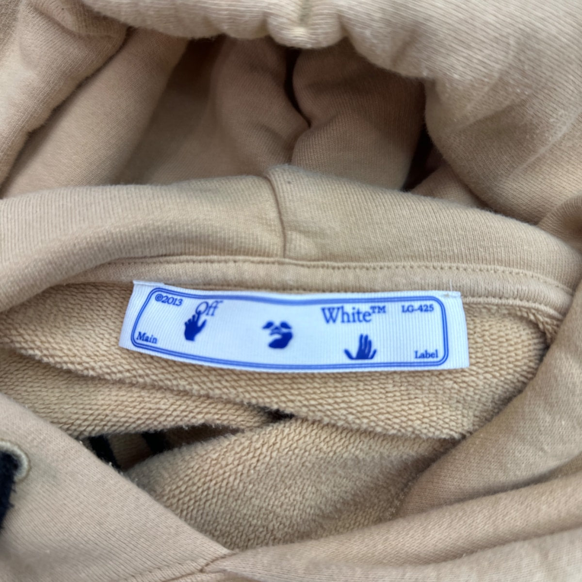 OFF-WHITE C/O Project Maybach Hoodie Beige - Image 3