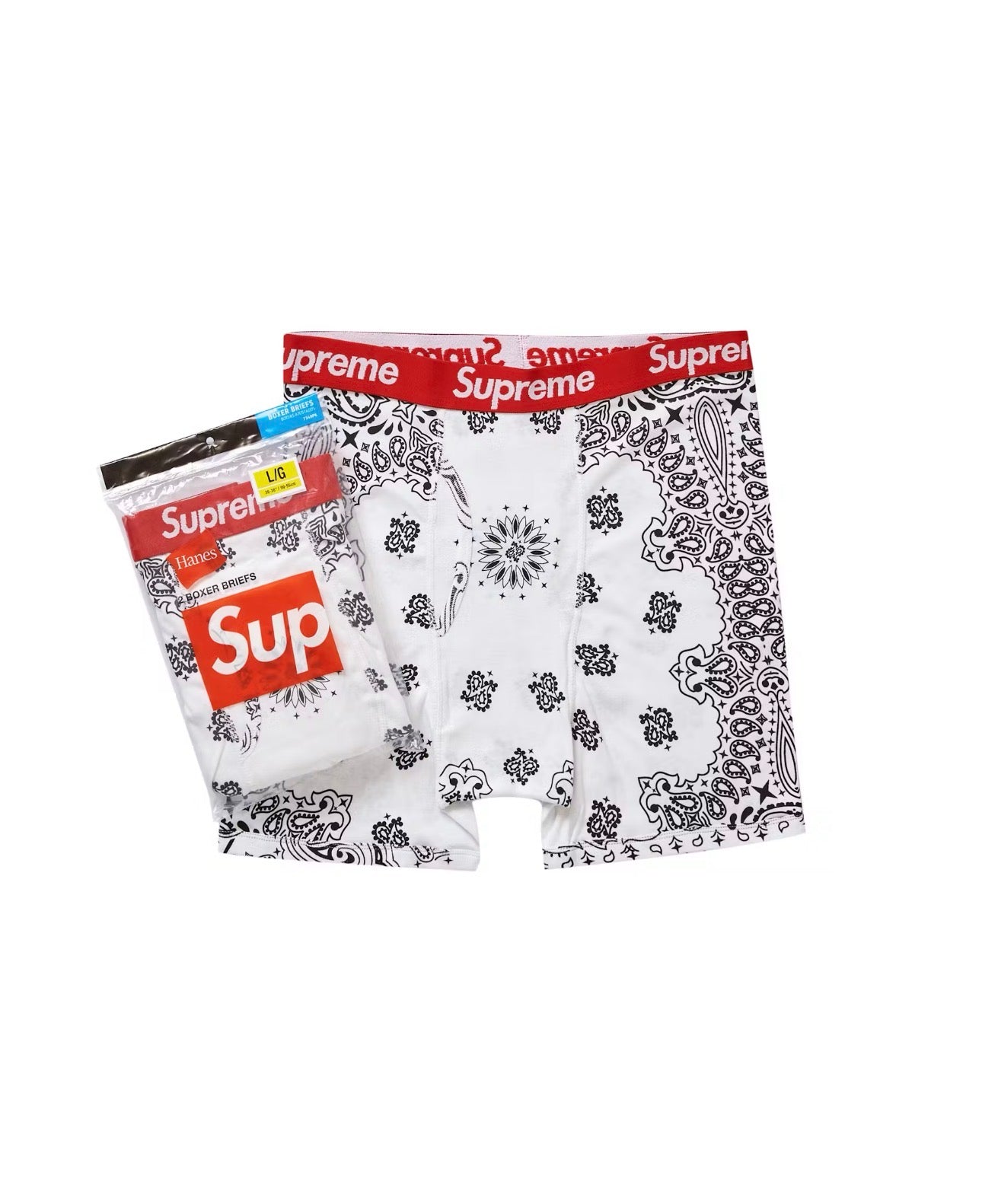 Supreme Boxer Briefs “Bandana White”