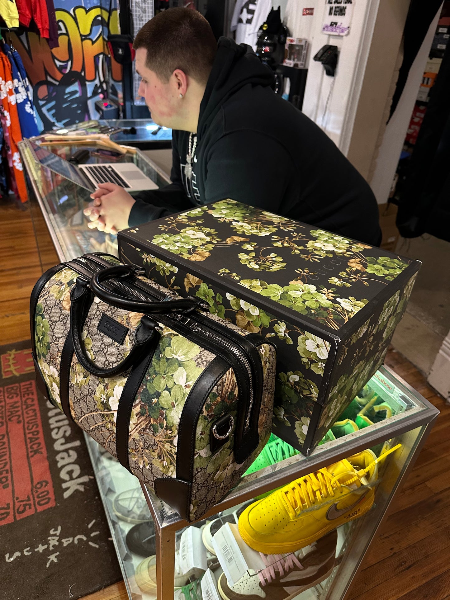 Gucci GG Blooms Boston Travel Bag