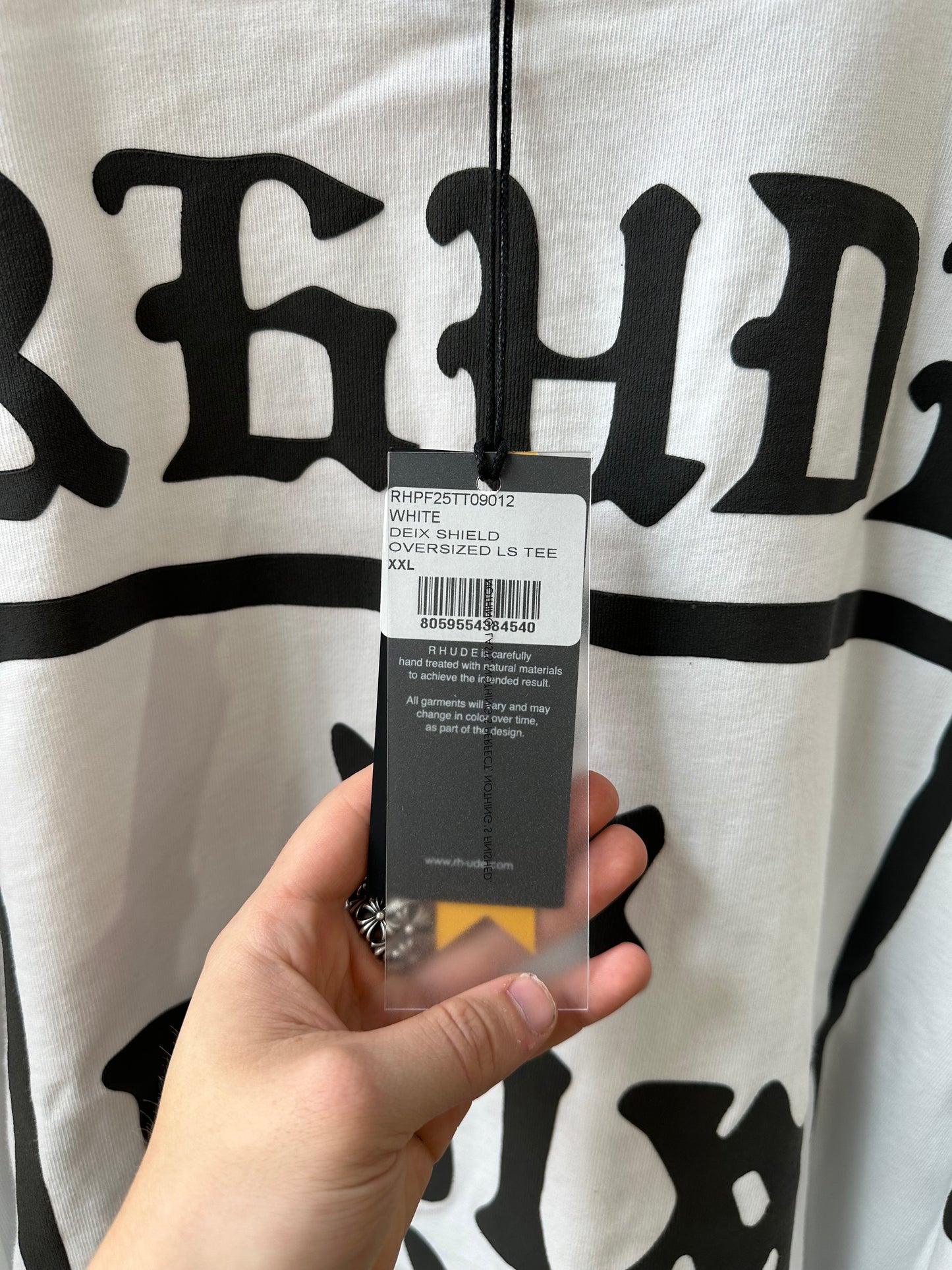 Rhude Long Sleeve “Deix Shield Oversized”