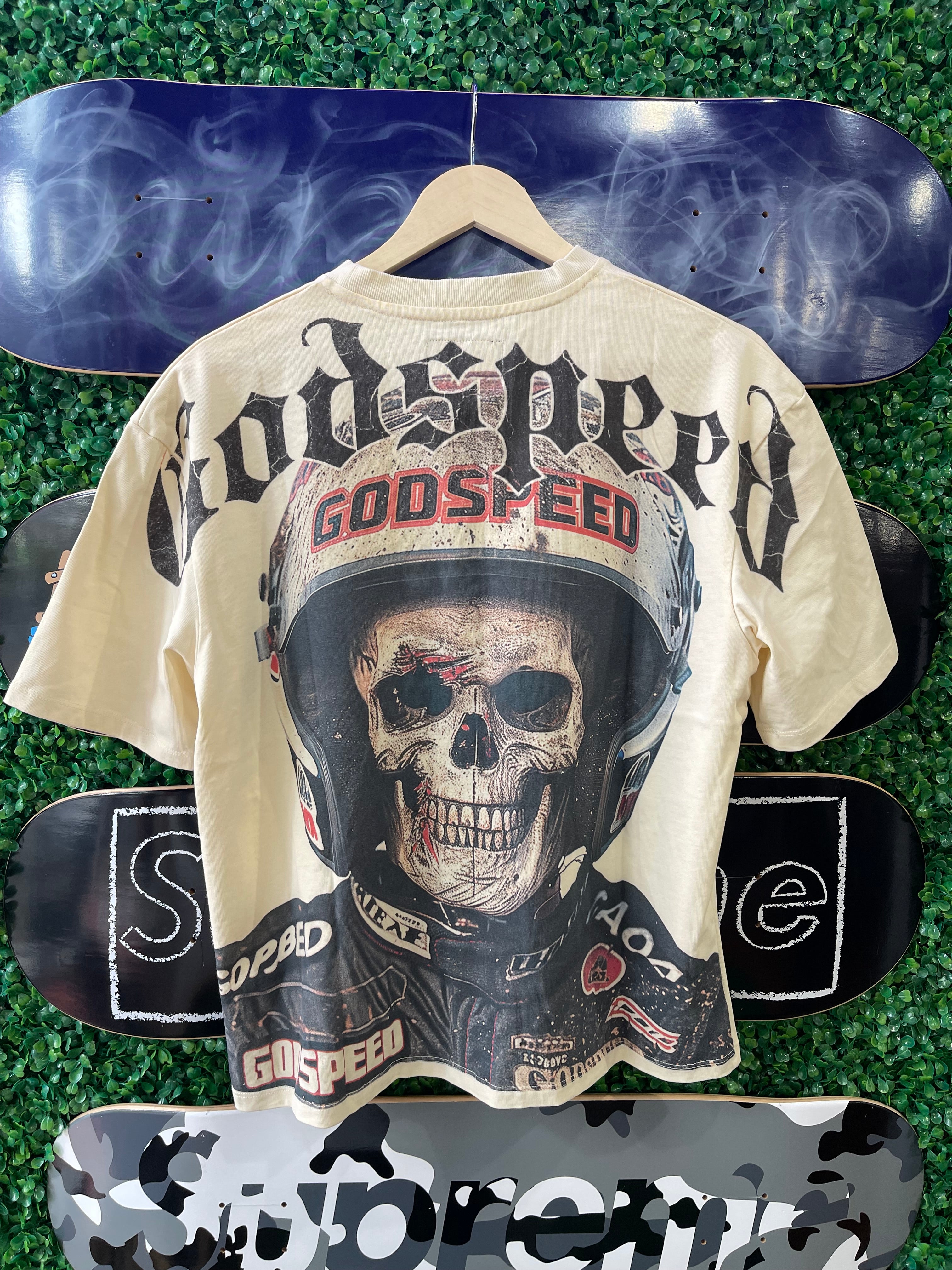 Godspeed Racer Skull “Cream”
