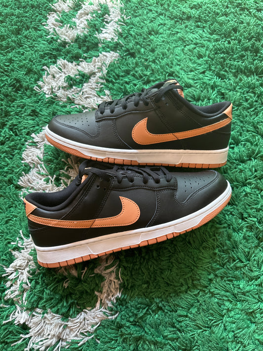 Nike Dunk Low “Black Amber Brown”