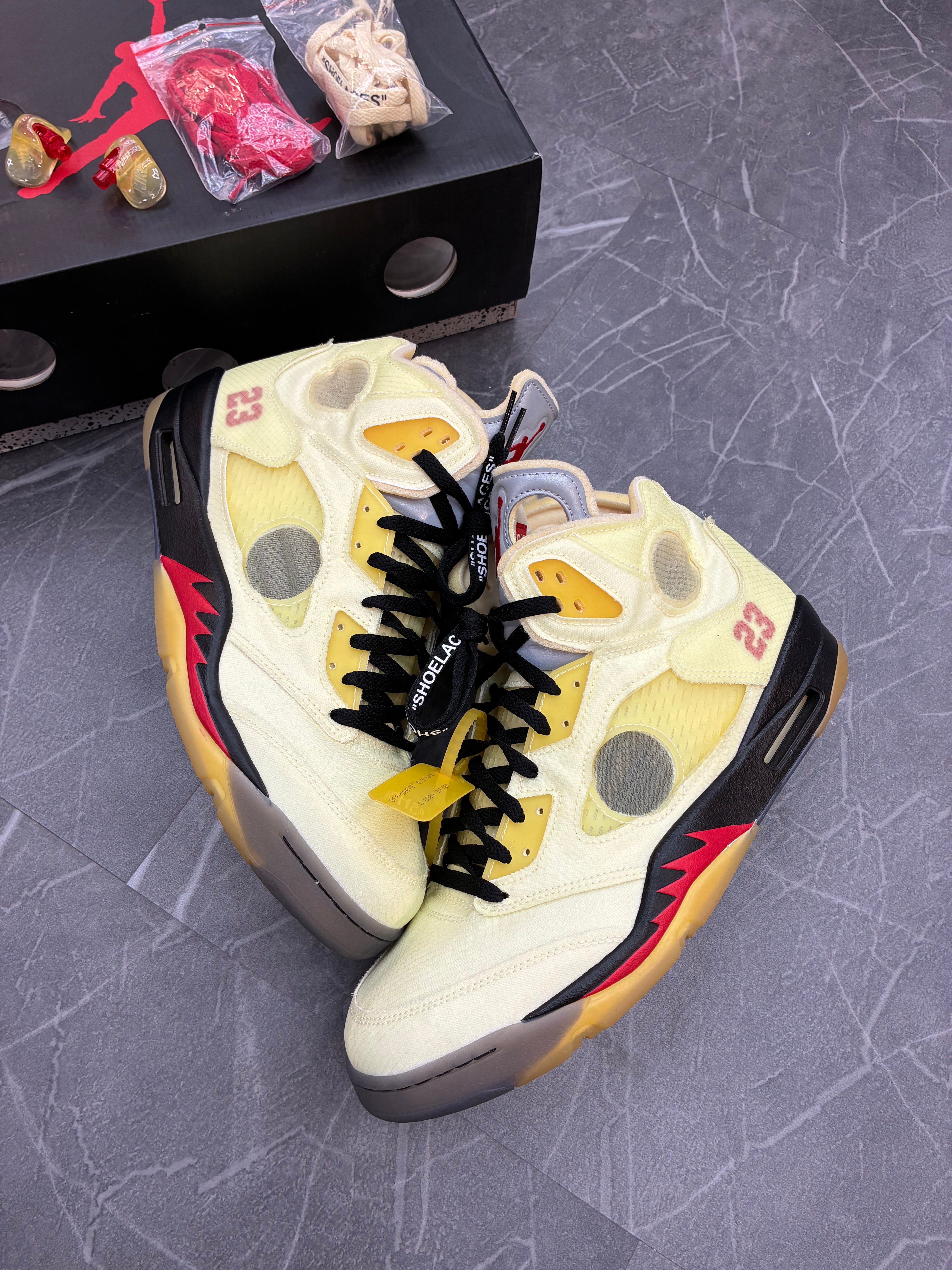 Off-White Jordan 5 “Sail”