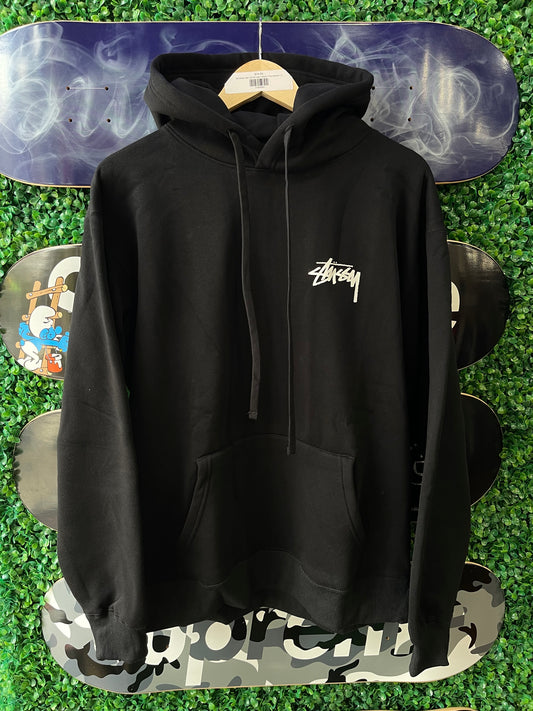 Stussy 8 Ball Fade Hoodie “Black”