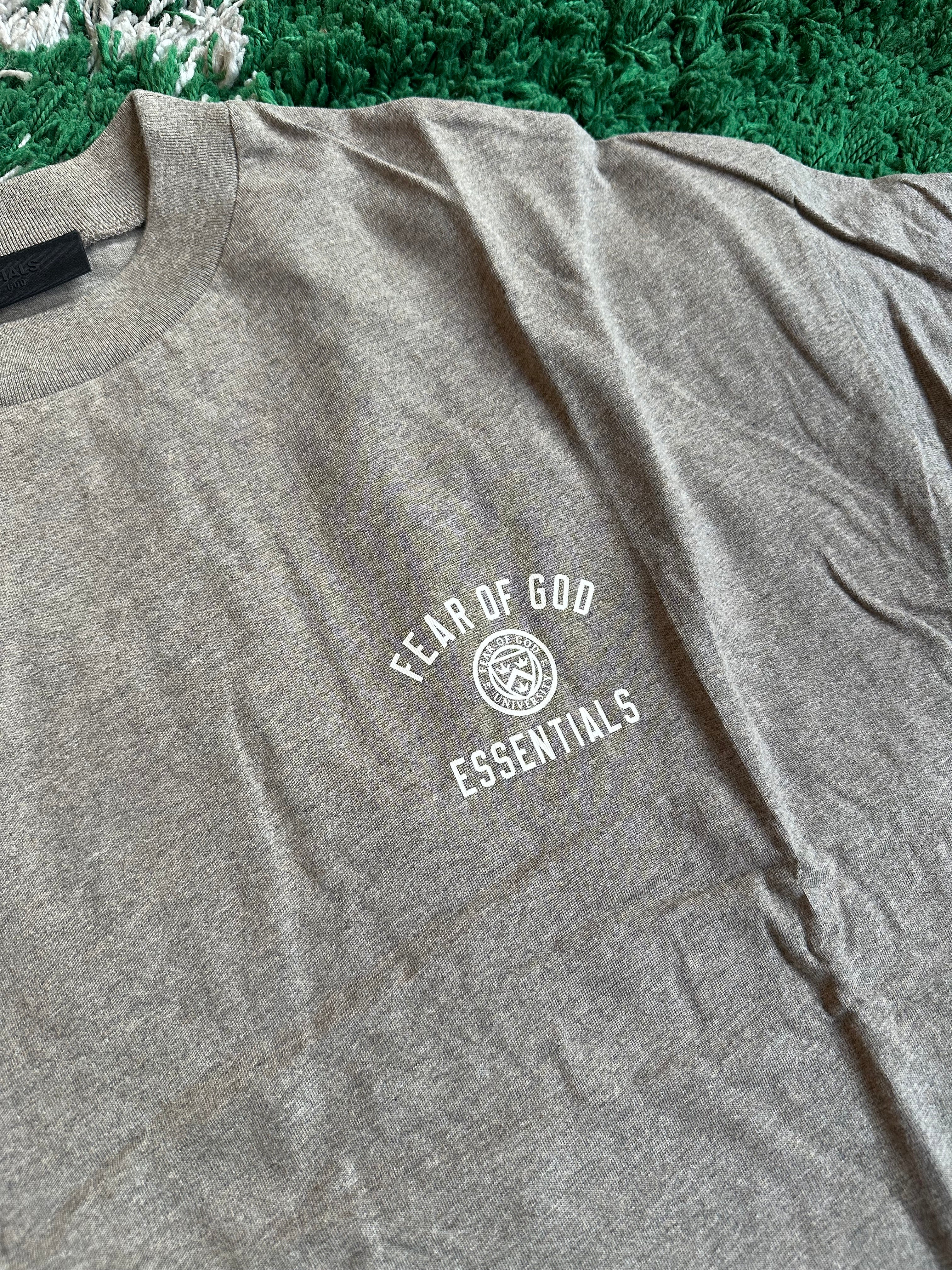 Essentials University Tee “Heather Grey”