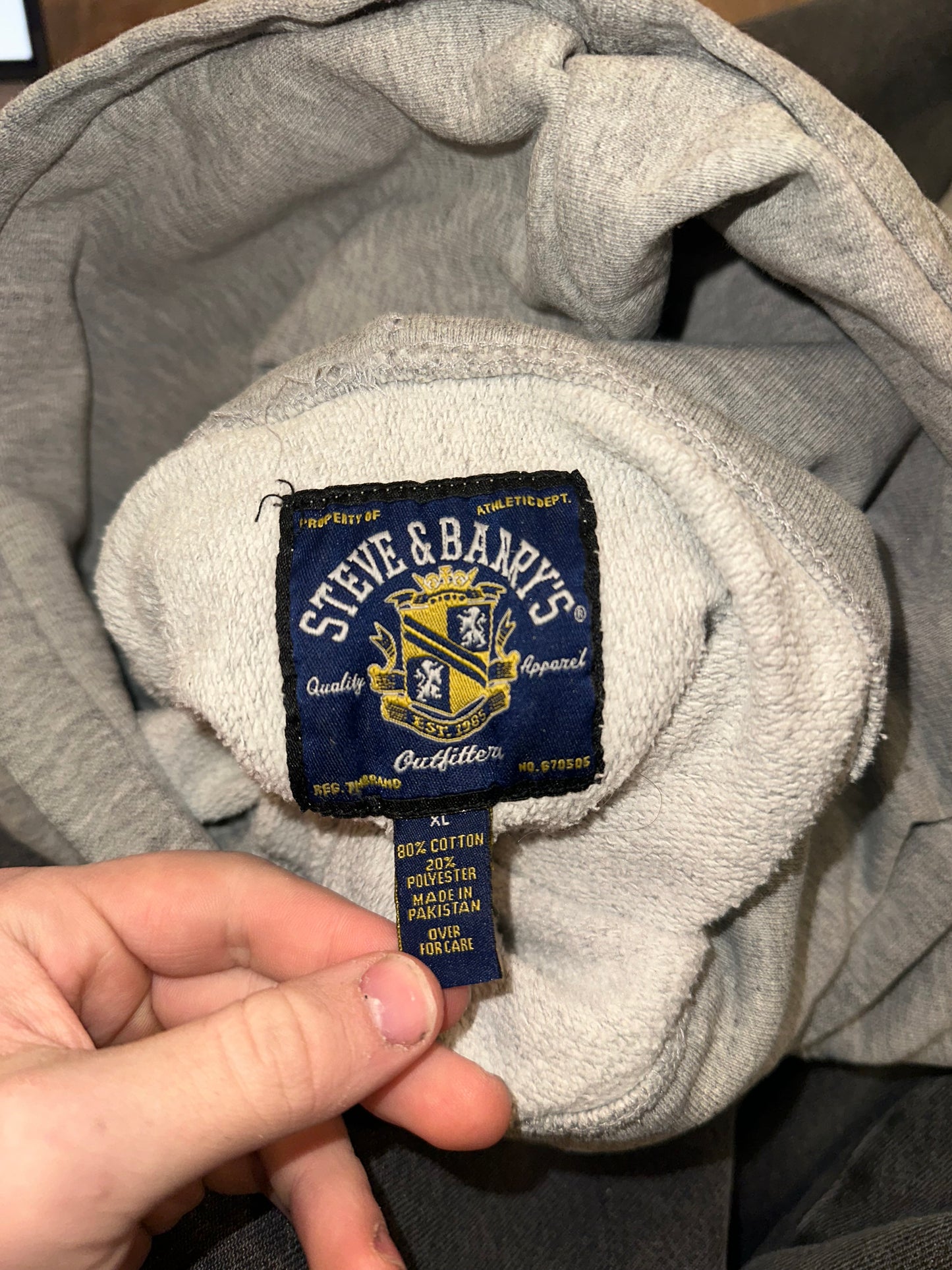 OSU Buckeyes Grey Hoodie Steve & Barry’s (XL)