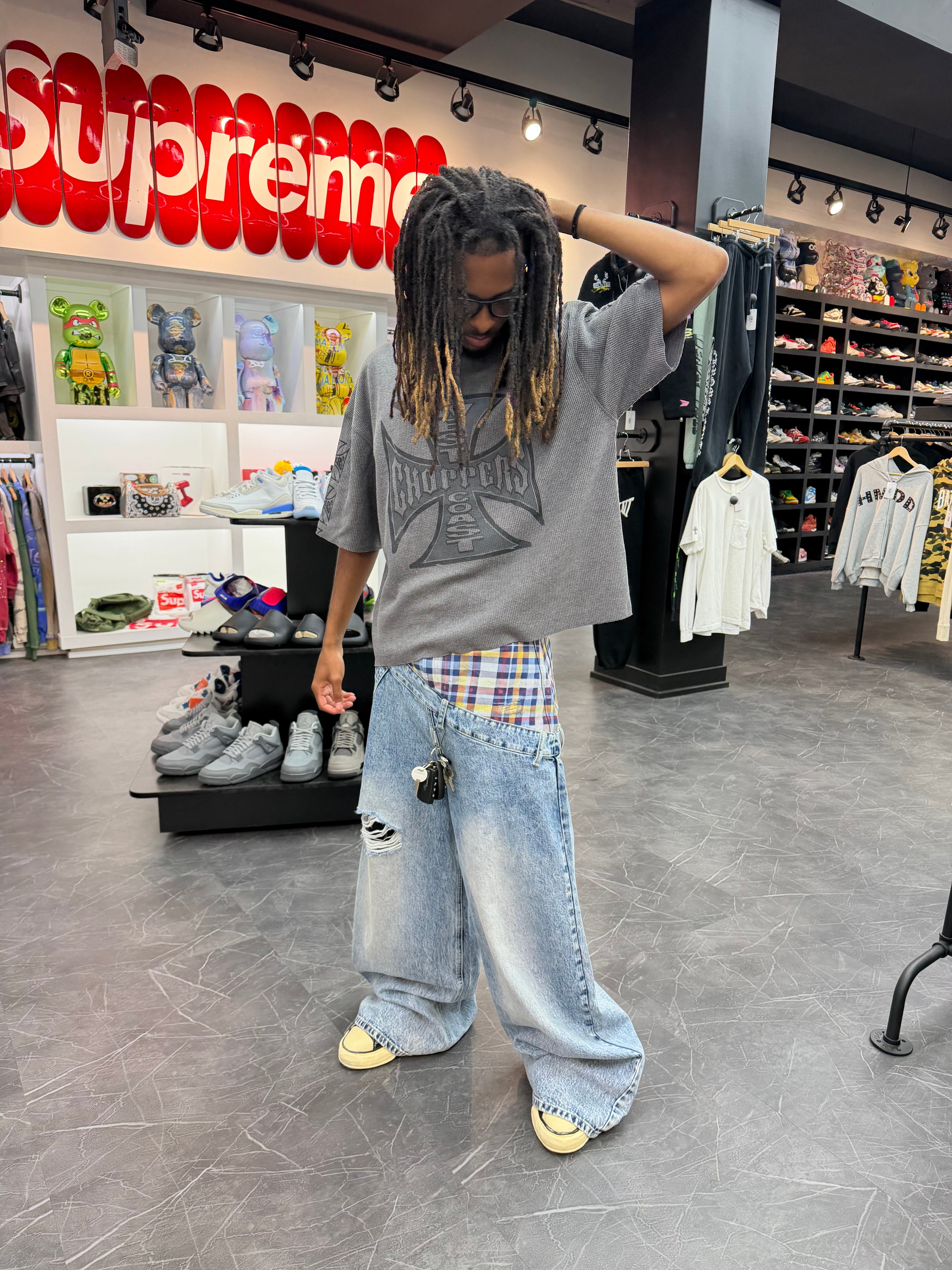 Misfit Mania Slanted Runway Denim