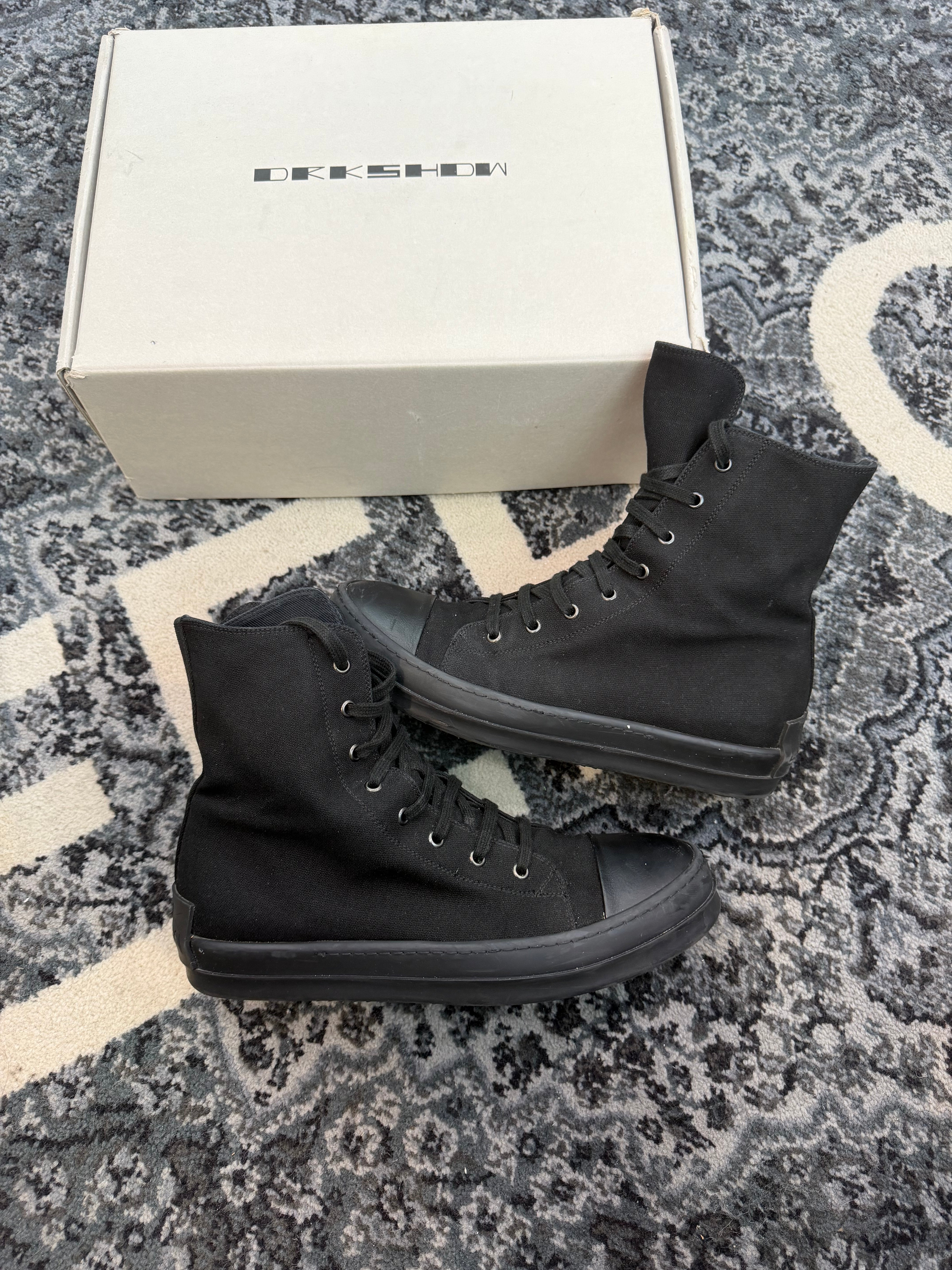 Rick Owen’s Dark Shadow High “All Black”