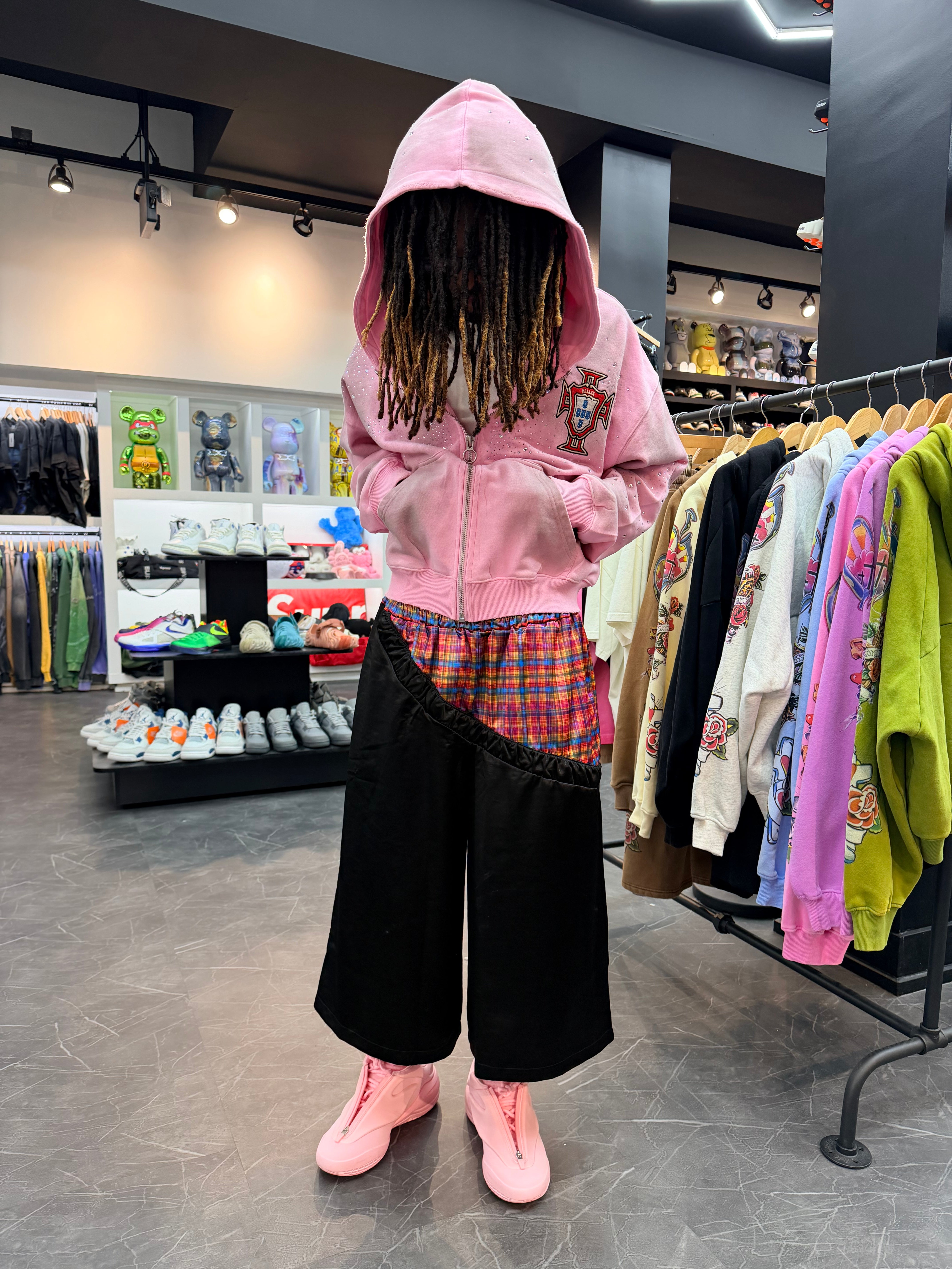 Misfit Mania Slanted Basketball Shorts “Black”