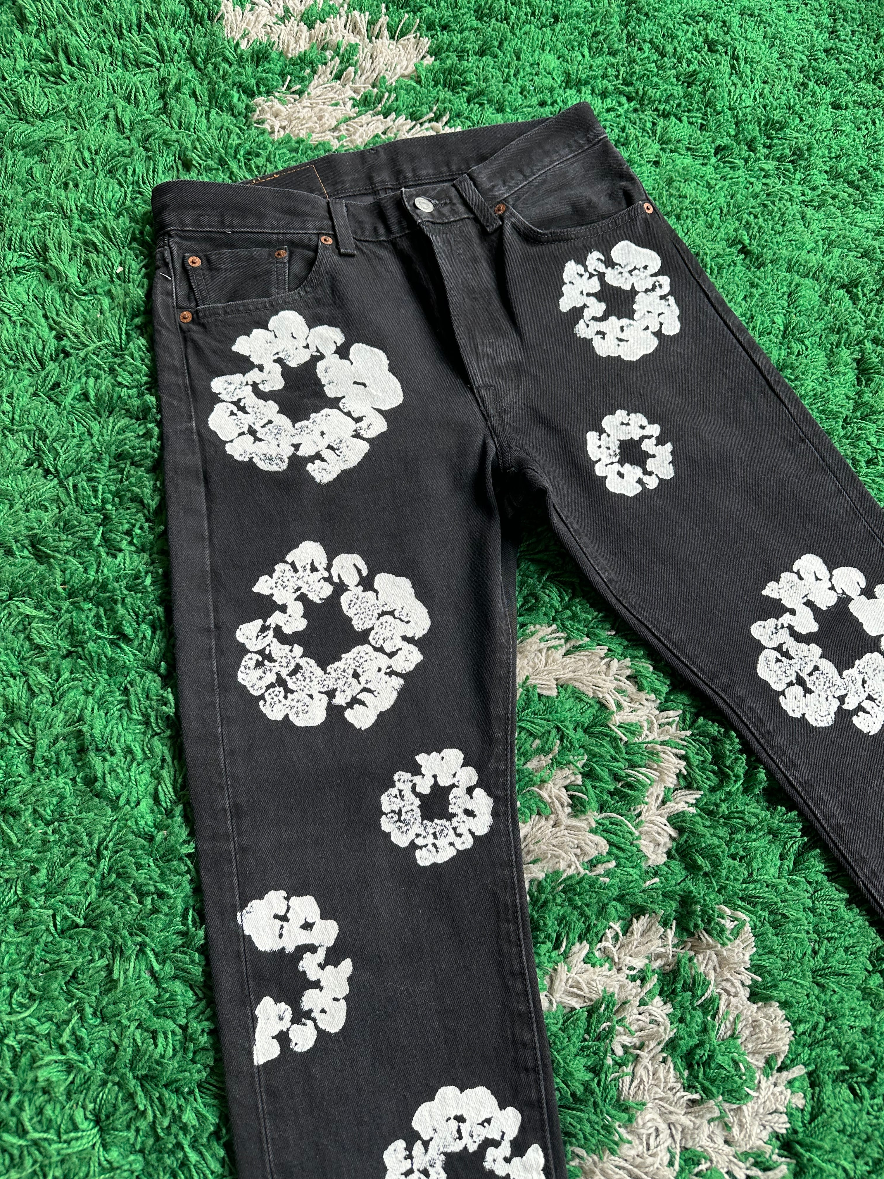 Denim Tears Cotton Wreath Jeans “Black”