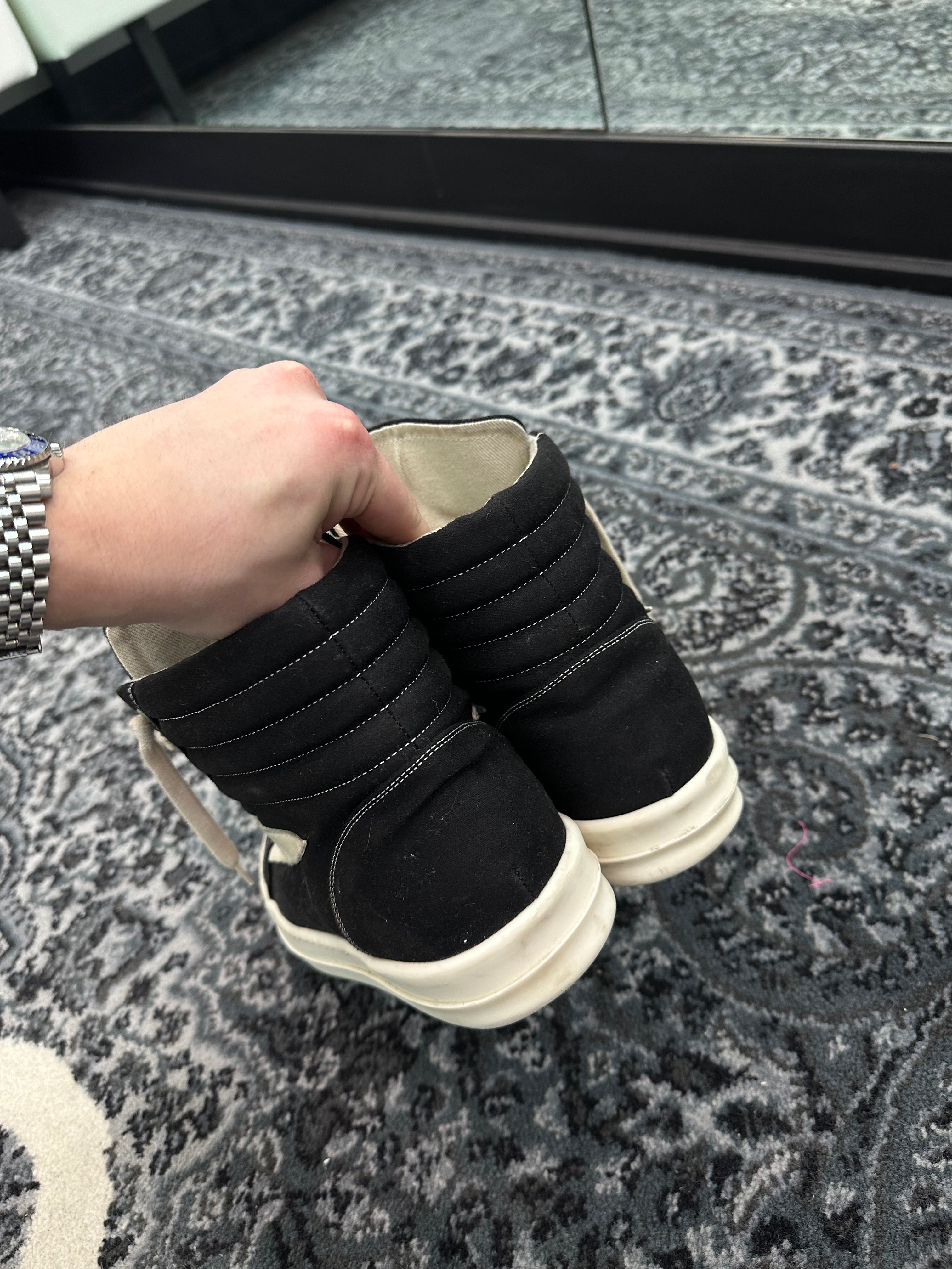 Rick Owens DRKSHDW Vintage High “Black Milk”
