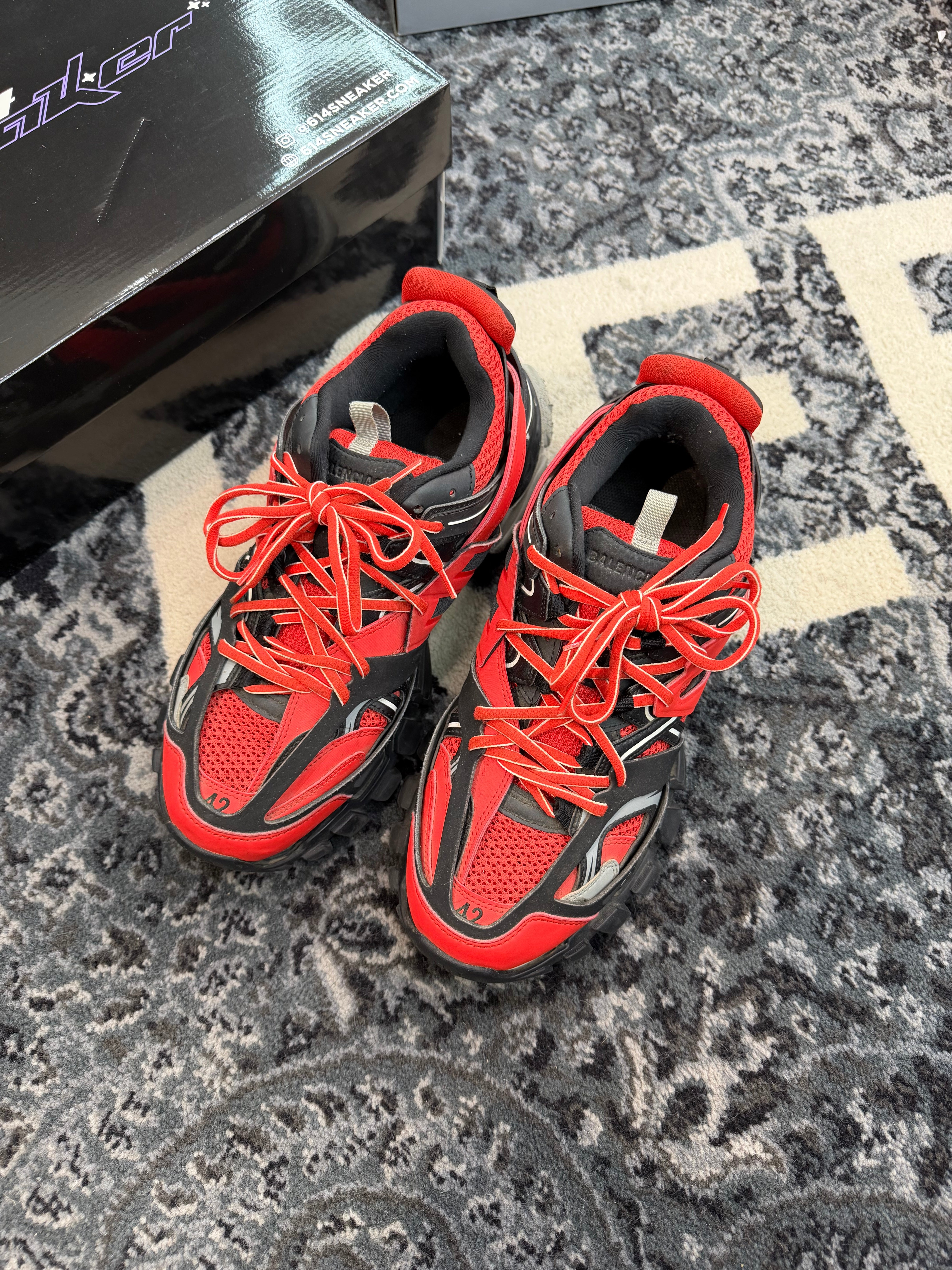 Balenciaga Track Runner “Red Black”