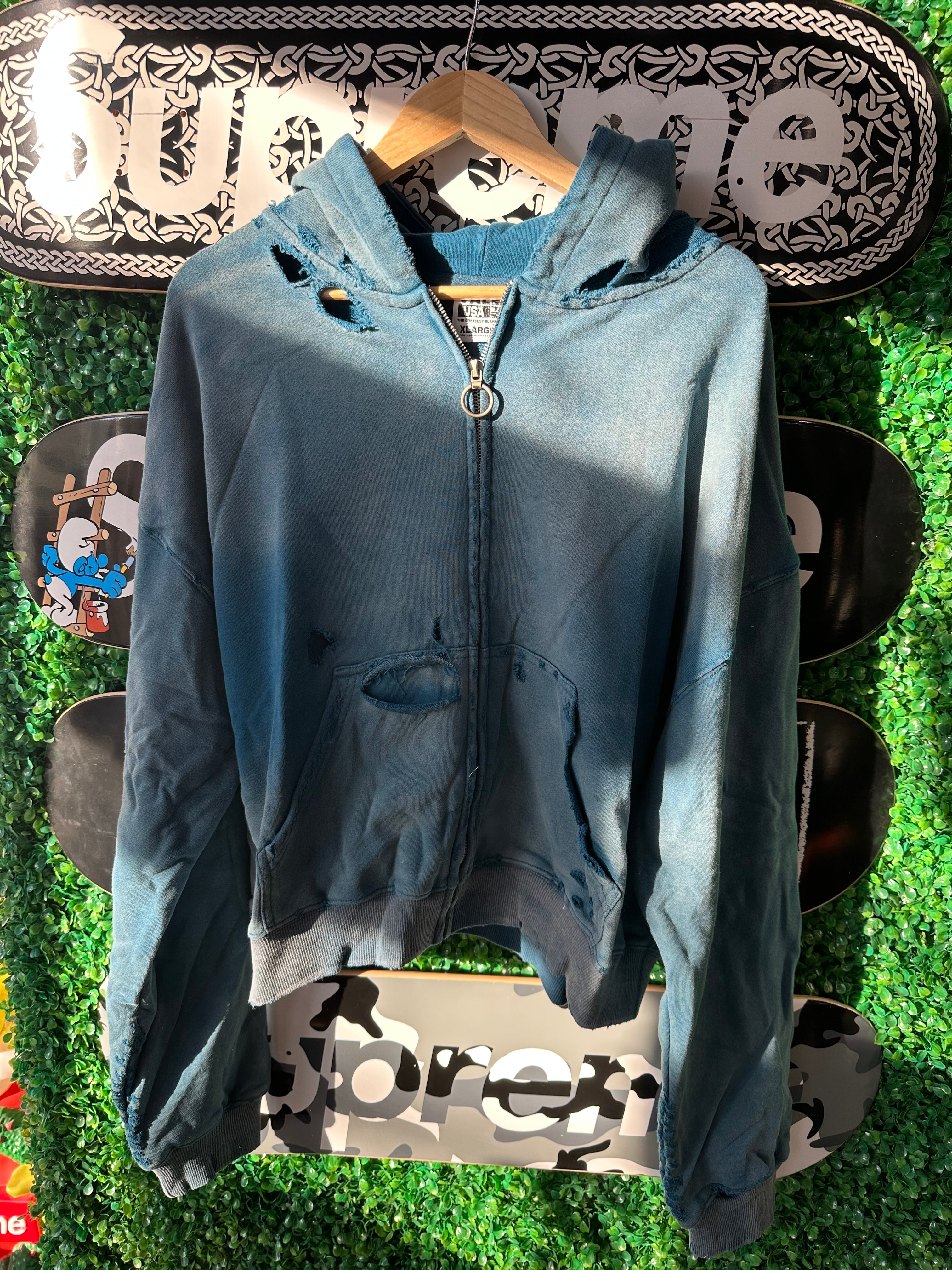 Vale Destroyer Zip Up “Ocean”