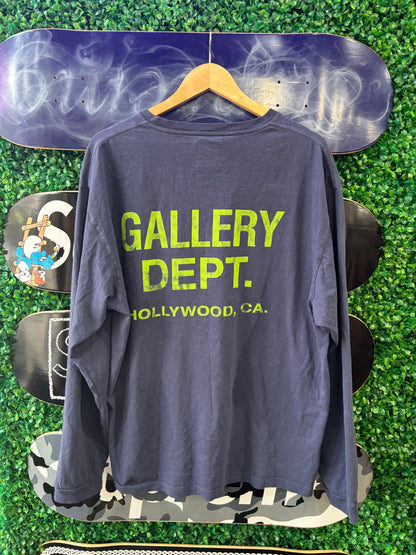 Gallery Dept. Long Sleeve “Neon Navy”