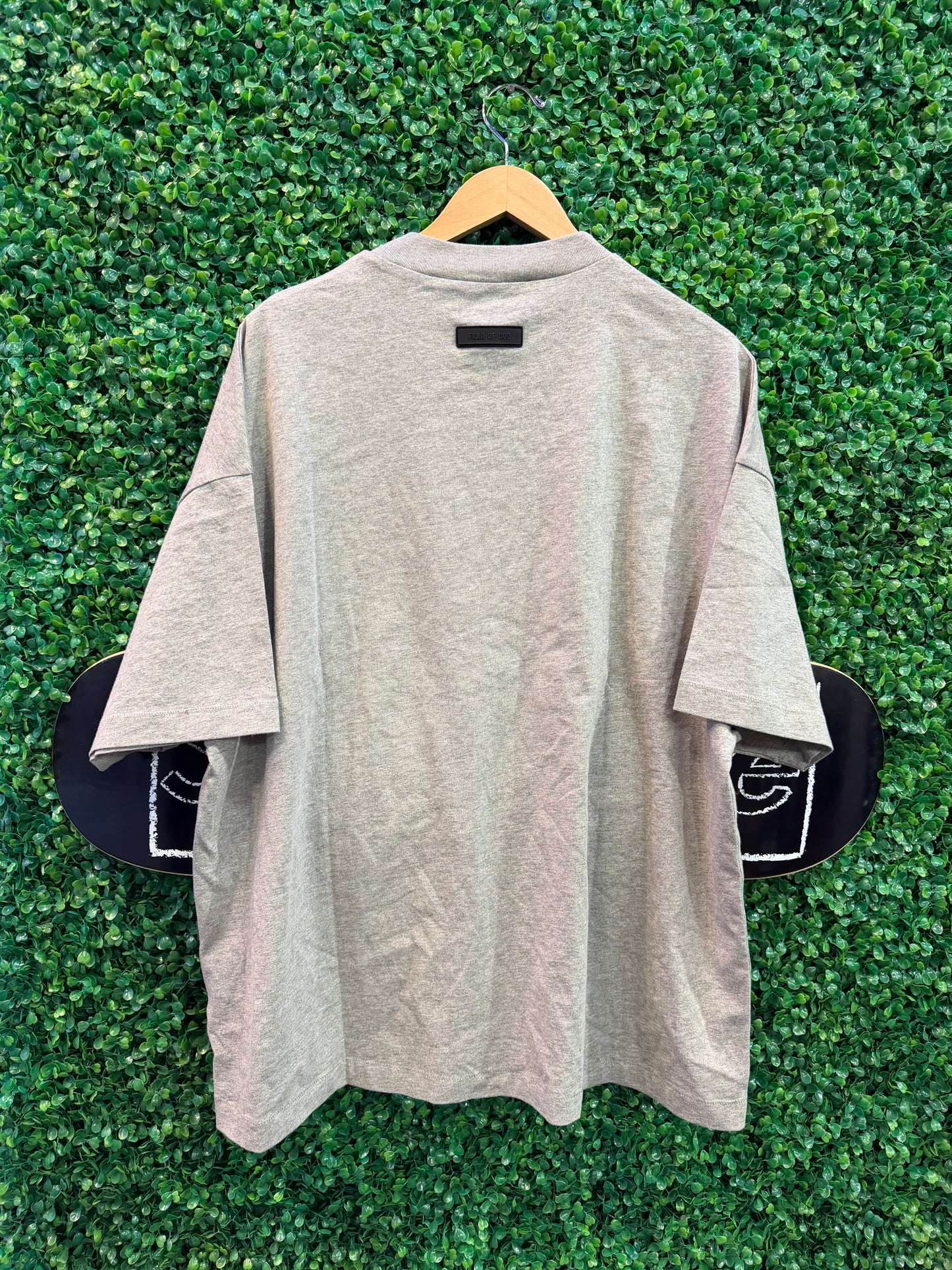 Essentials Tee Front Logo “Dark Grey”