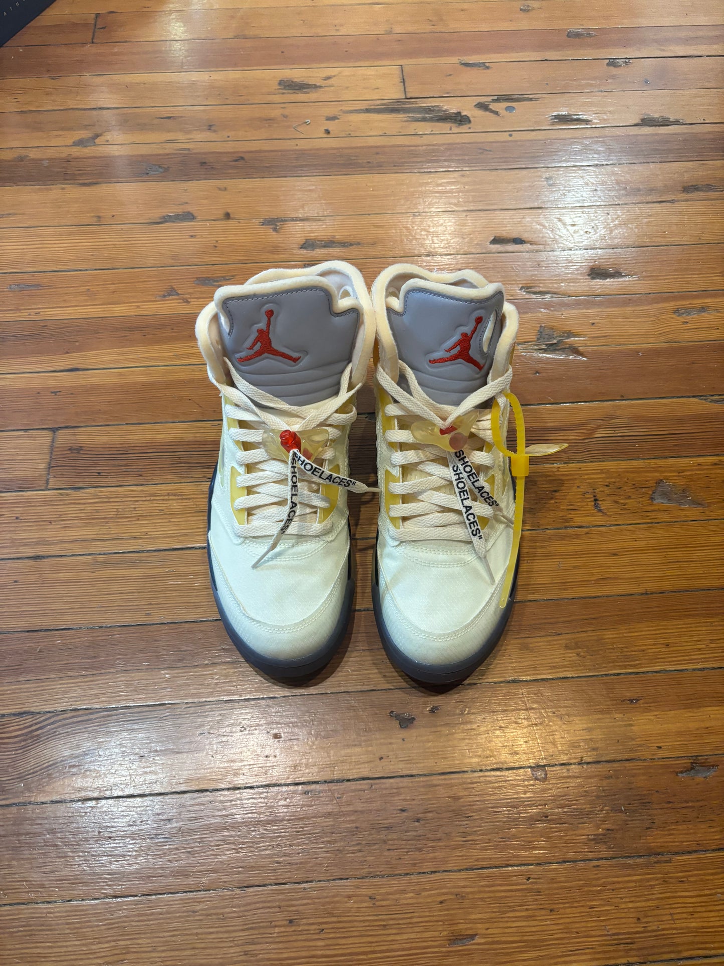 Jordan x Off White Jordan 5 “Sail”