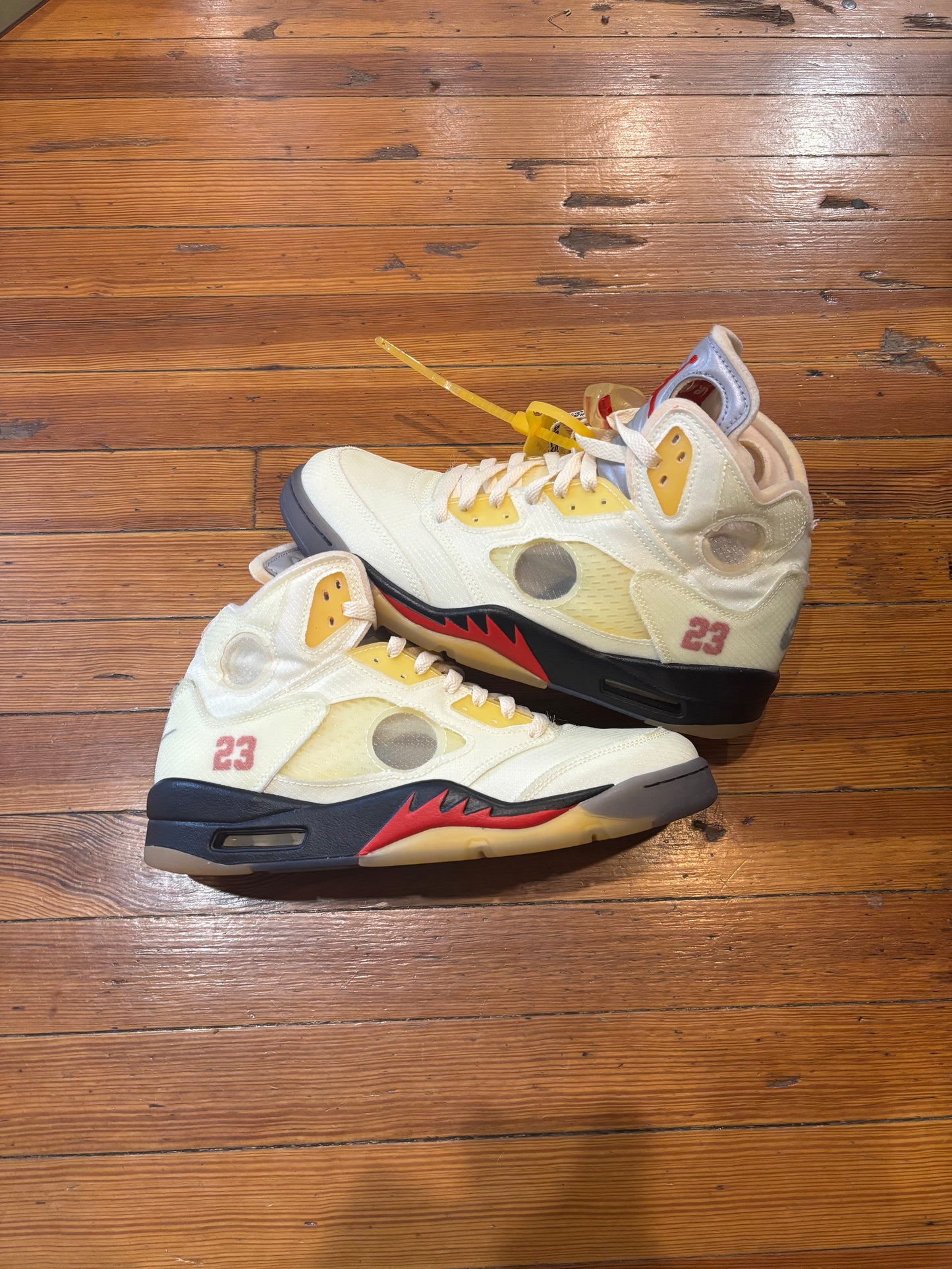 Jordan x Off White Jordan 5 “Sail”