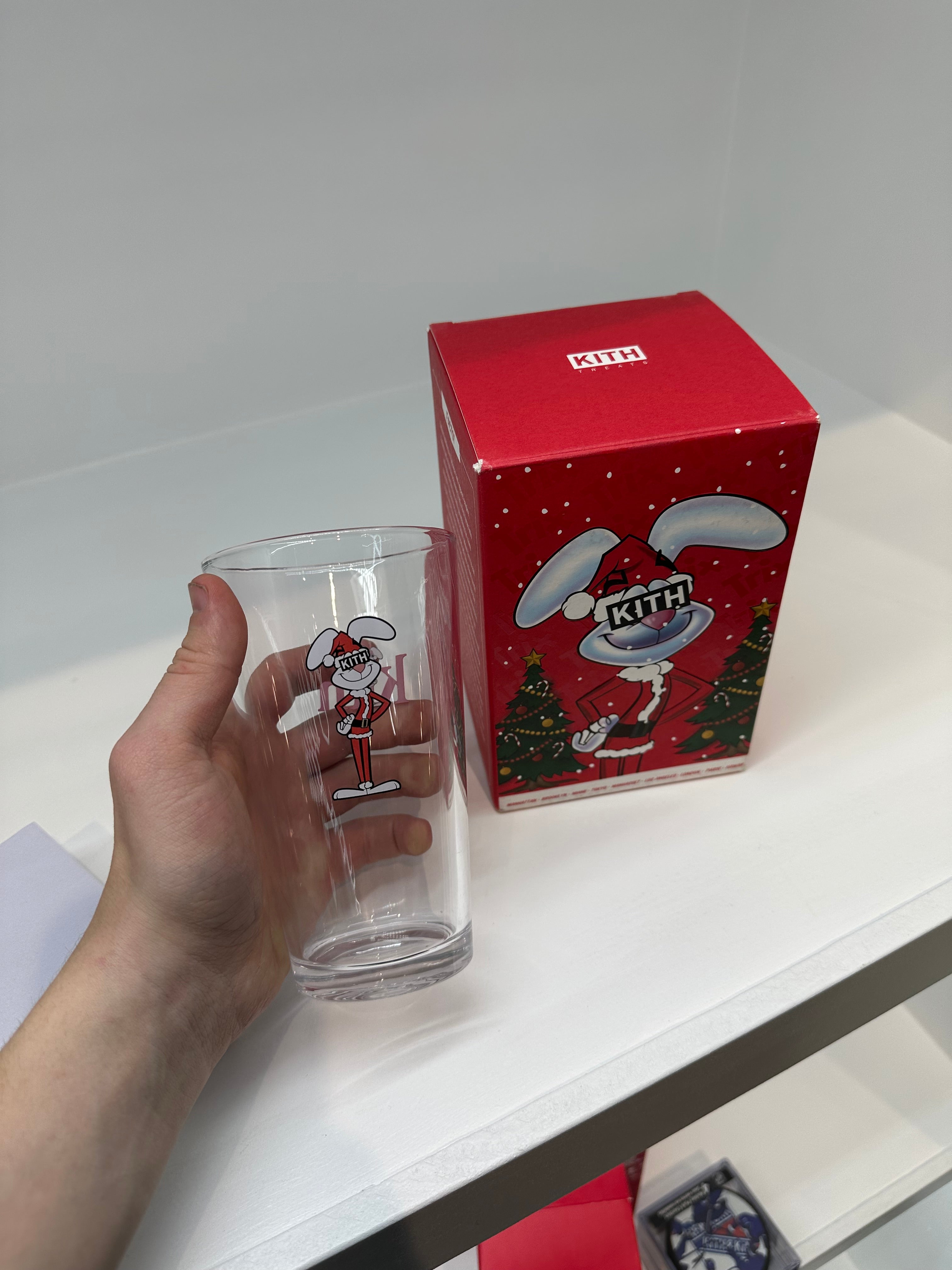 KITH Christmas Trix Glass Cup