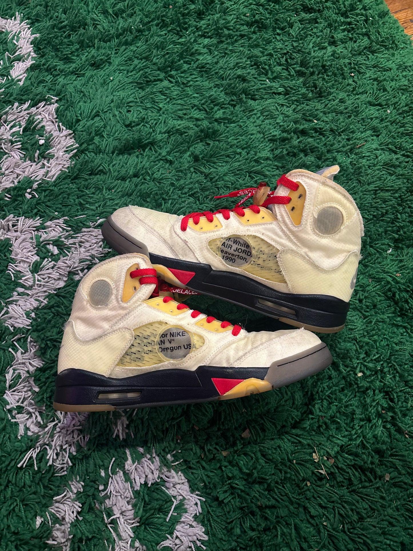 Off White x Jordan 5 “Sail”