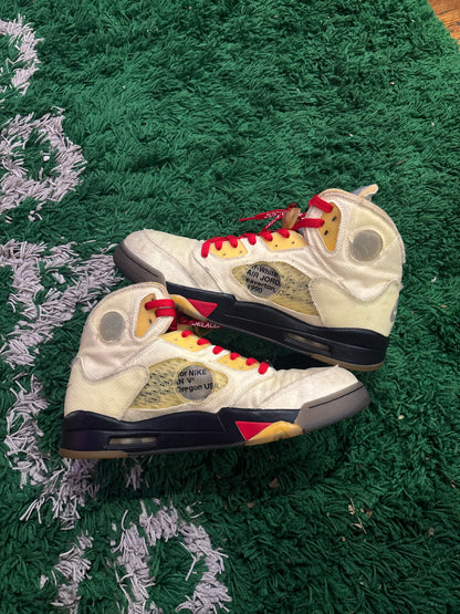 Off White x Jordan 5 “Sail”