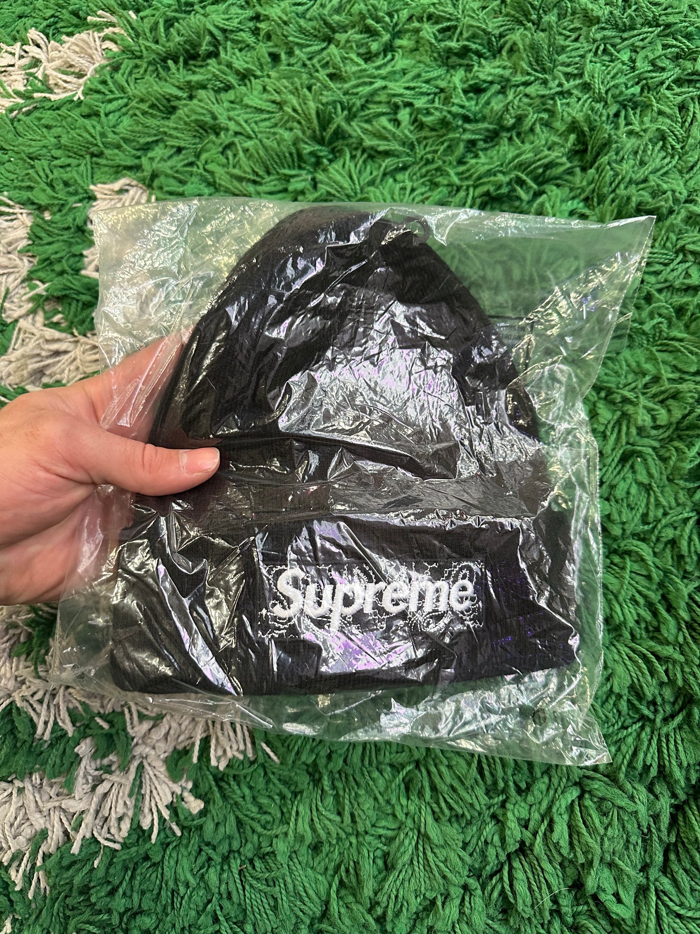 Supreme Beanie Box Logo “Black Bandana”
