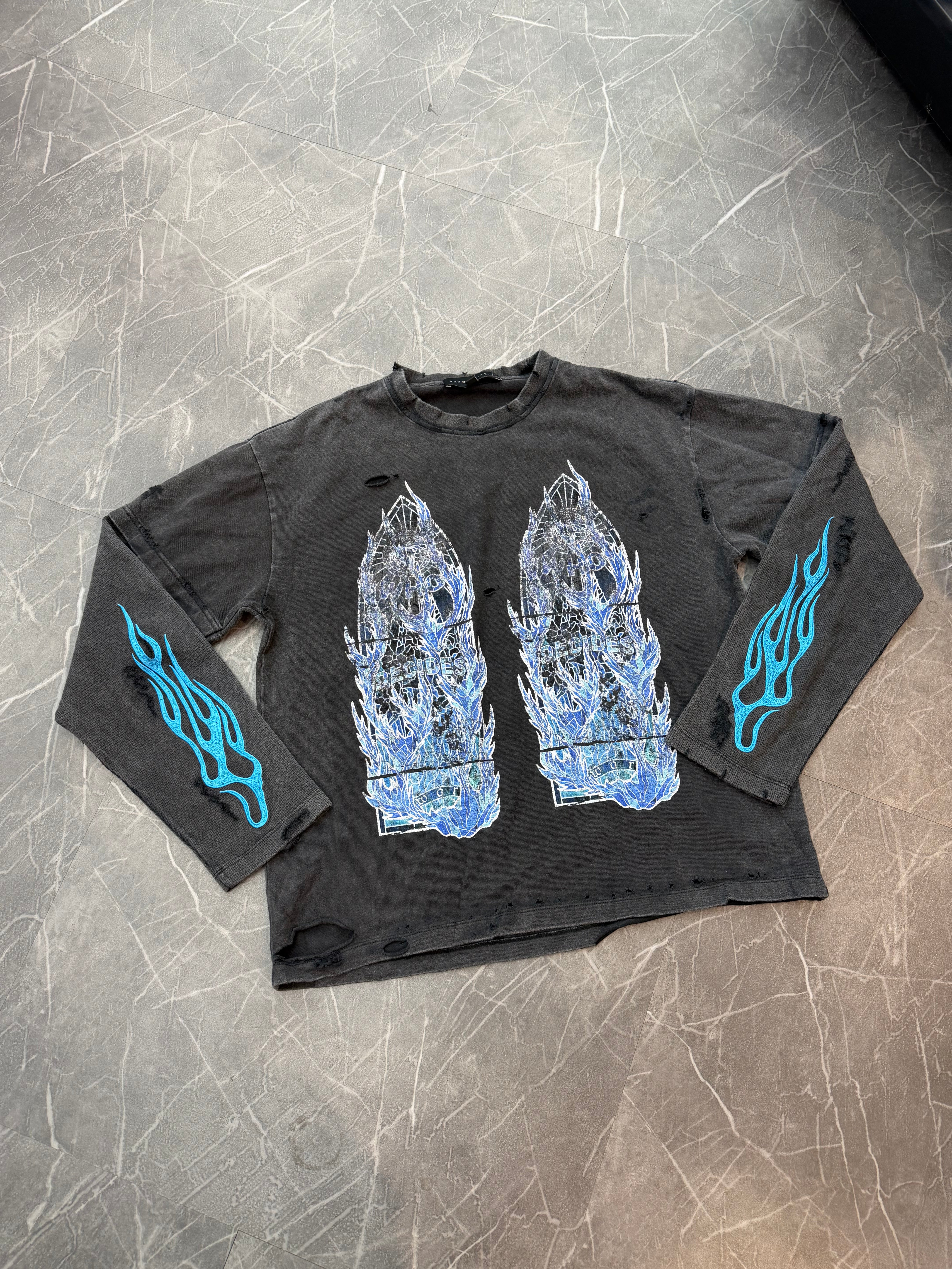 Who Decides War Flame Glass L/S