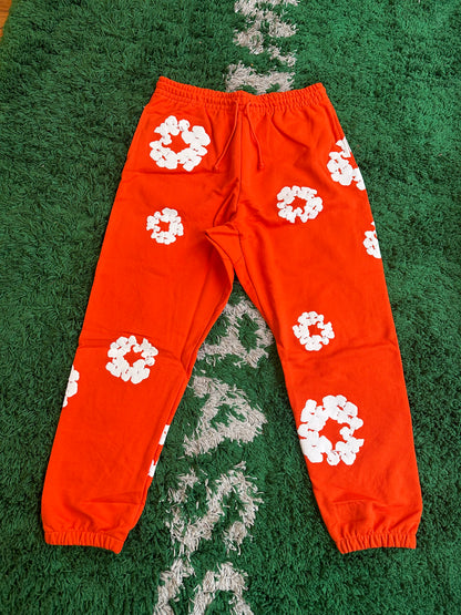 Denim Tears Cotton Wreath Sweatpants “Orange”