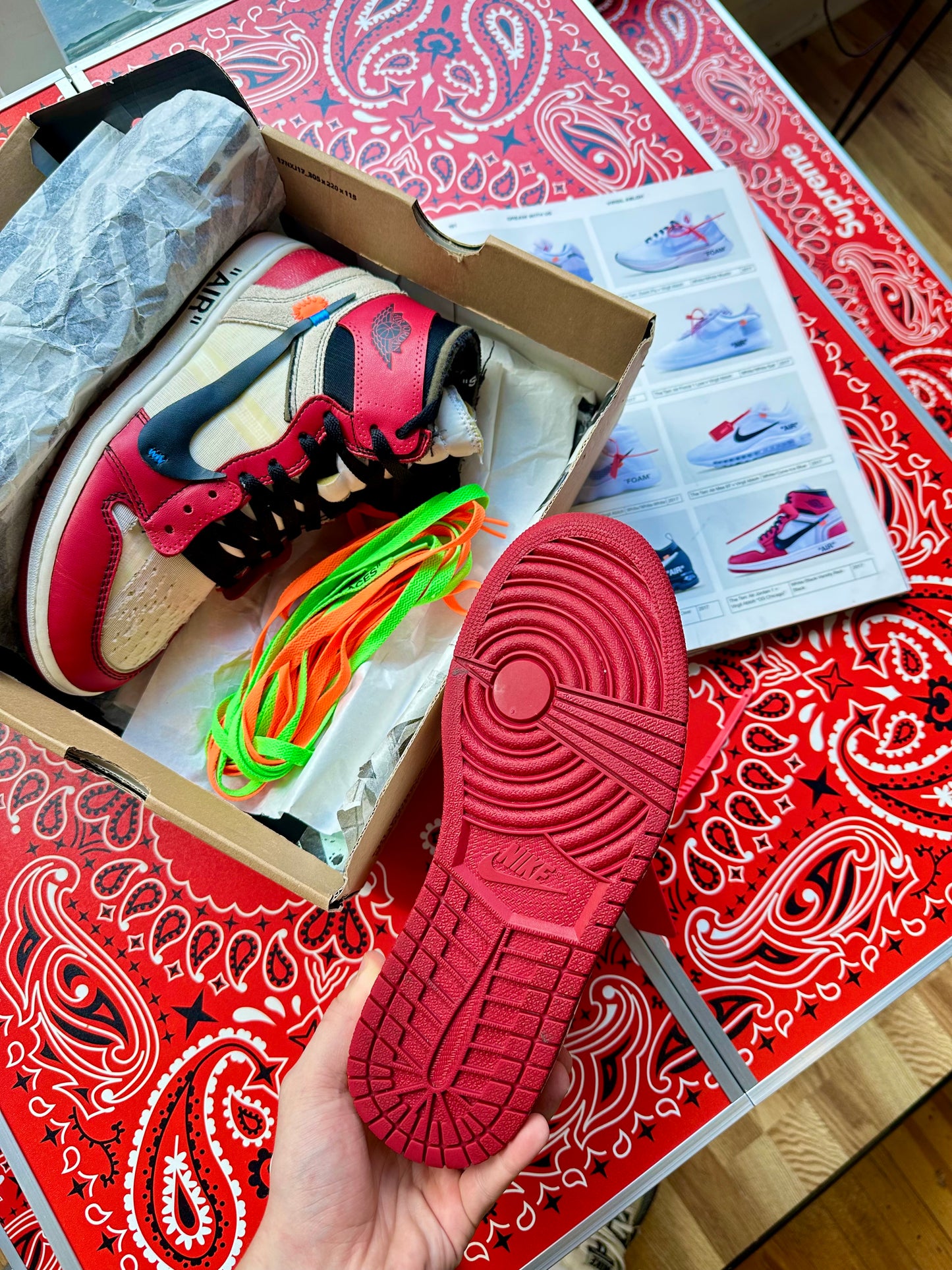 Off-White Jordan 1 High “Chicago”