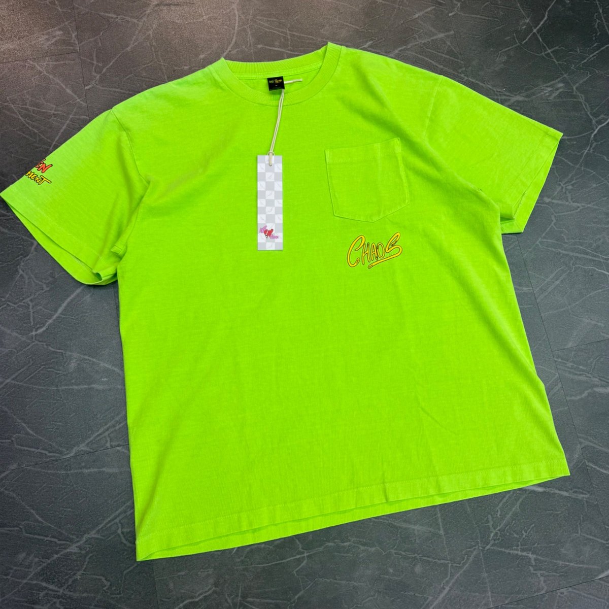 Matty Boy Anti Promo Lime Green Sex Records Chaos Tee