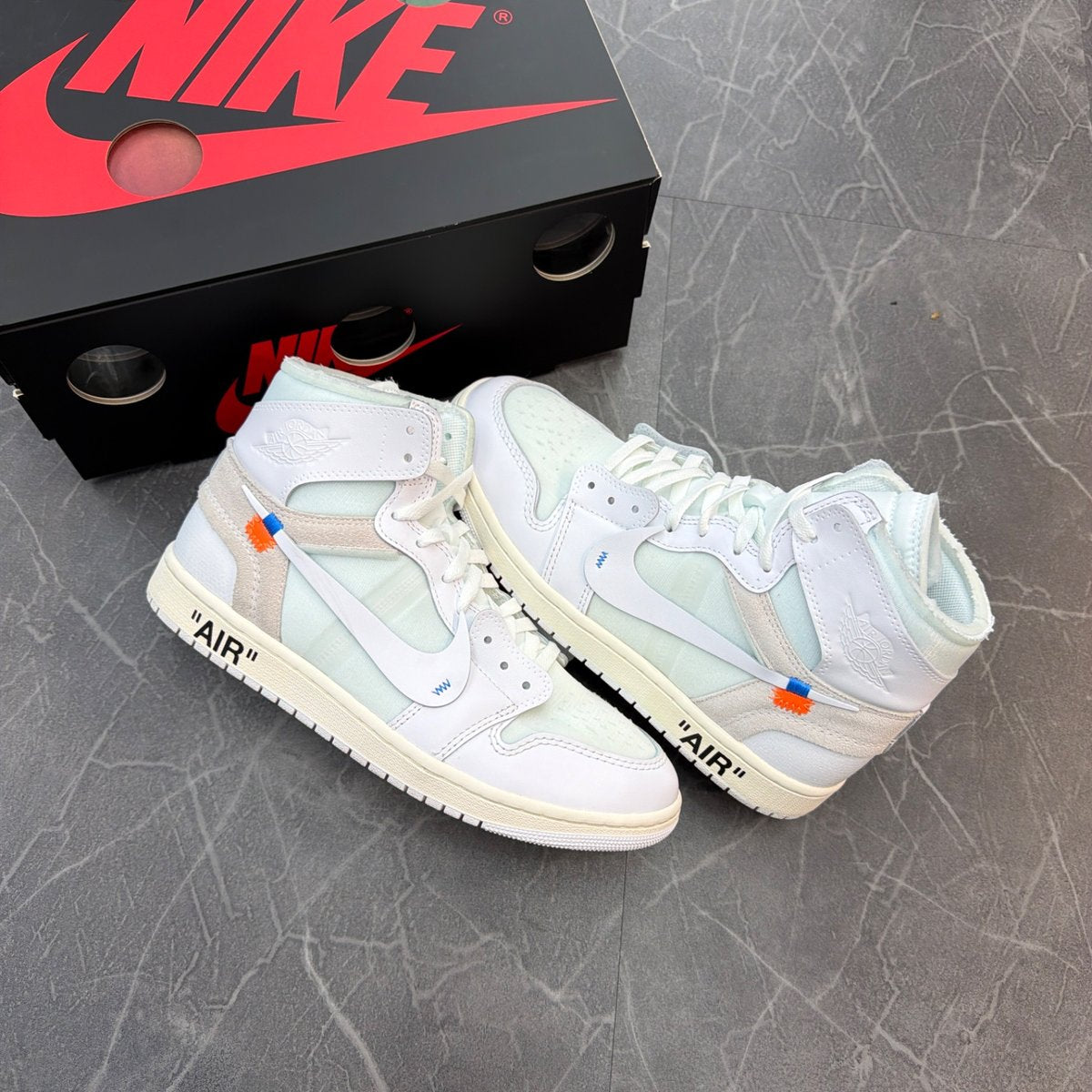 Jordan 1 Retro High Off-White Alaska - Image 1