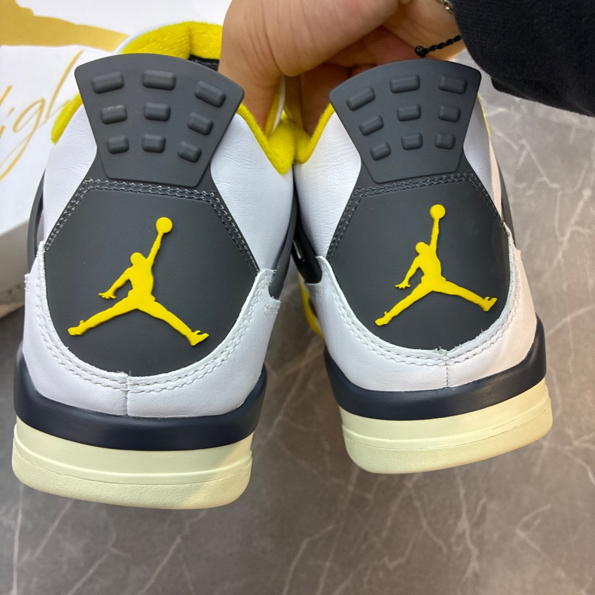 Jordan 4 Retro Vivid Sulfur (Women's) - Image 2