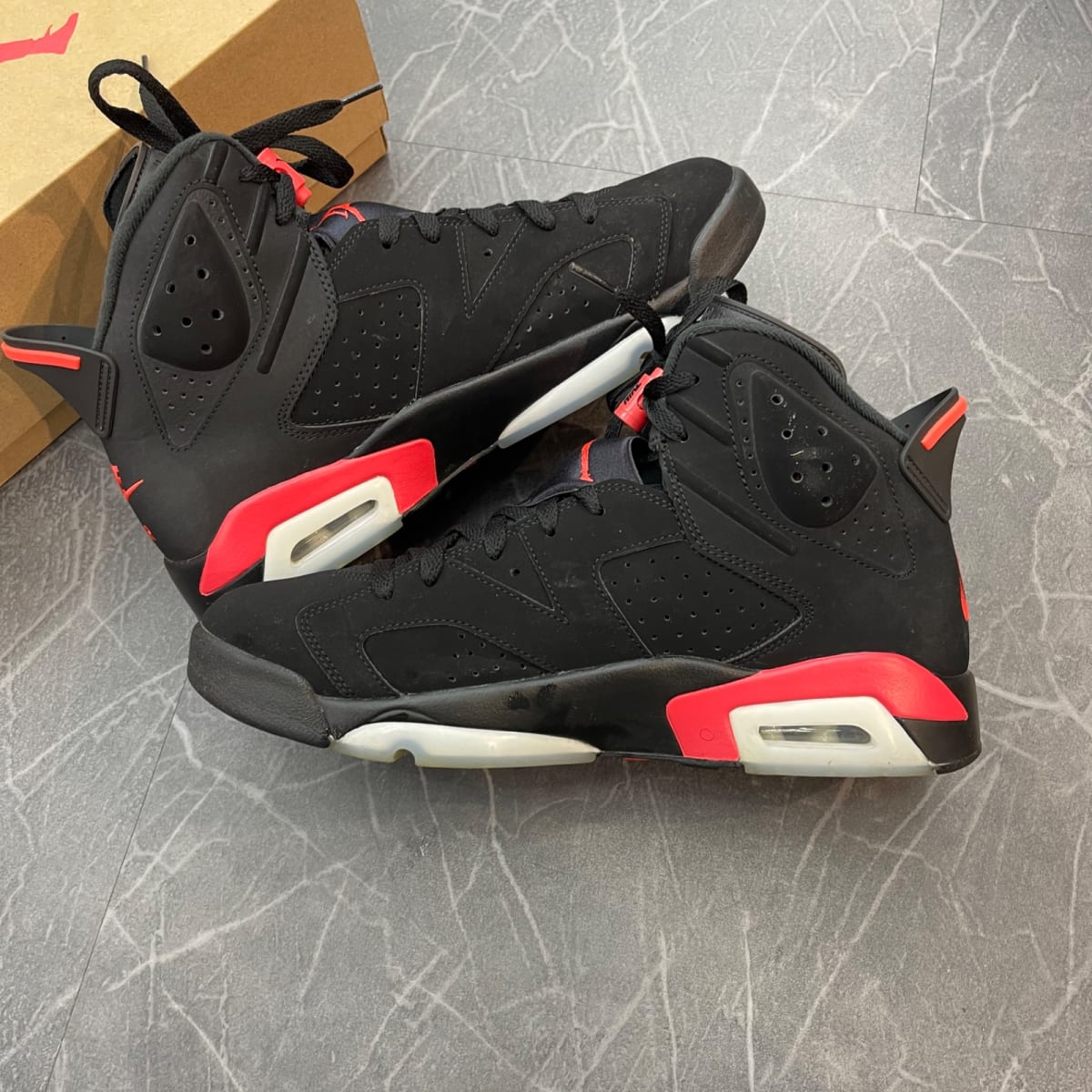 Jordan 6 Retro Infrared Salesman (Size 11) (Lightly Worn)