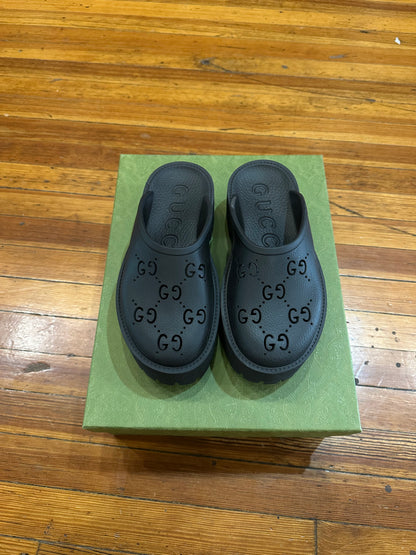 Gucci Black Slip Ons