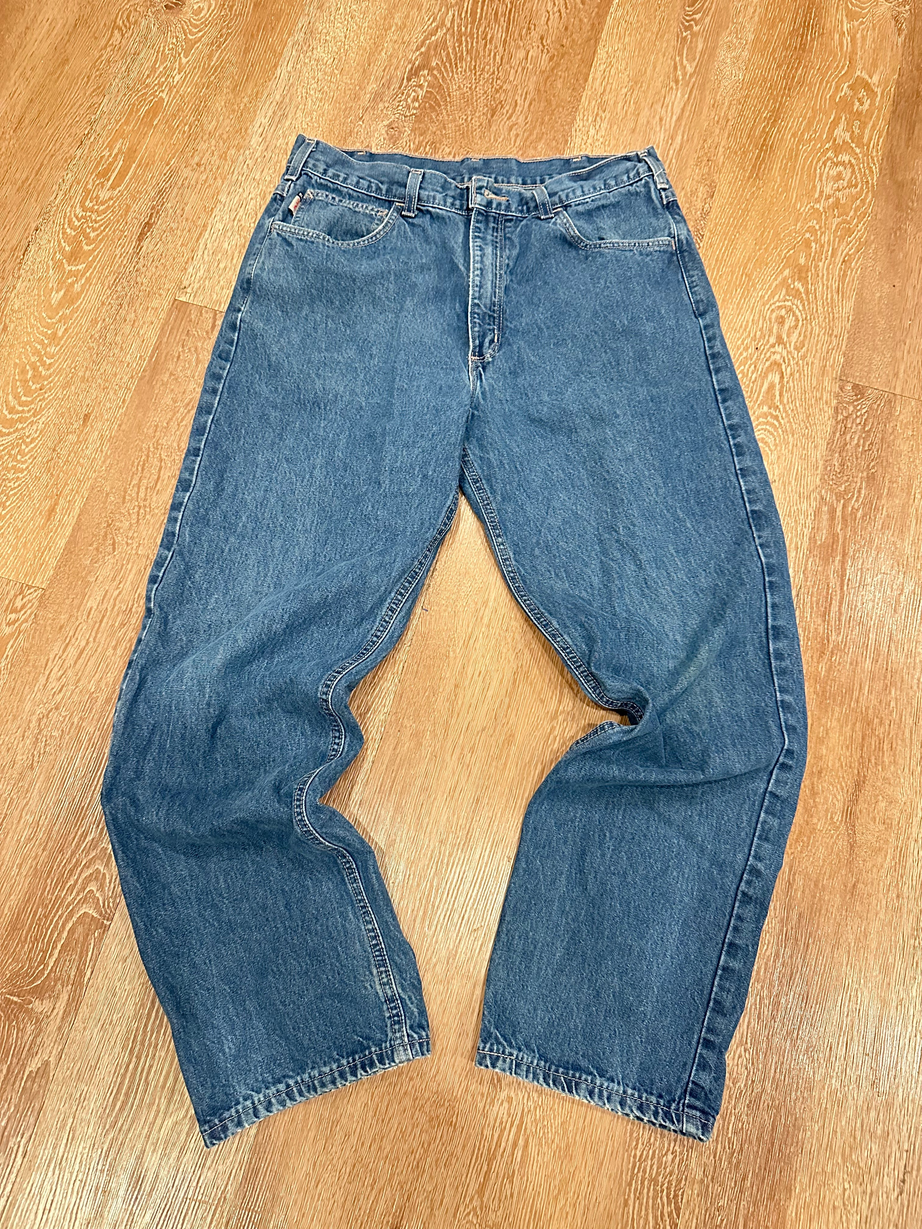 1990s Carhartt FR Denim Jeans (35x32)