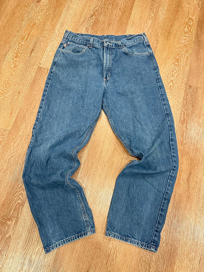 1990s Carhartt FR Denim Jeans (35x32)