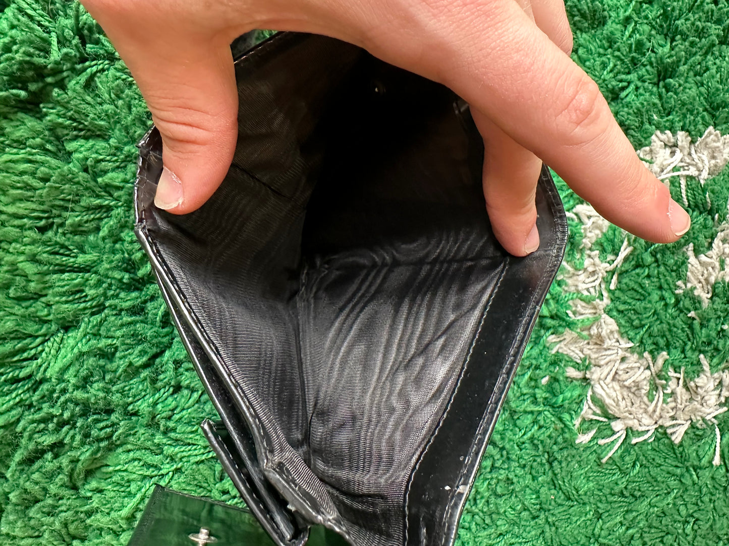 Prada Trifold Wallet Black