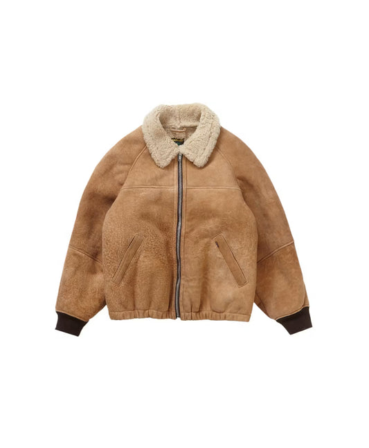 Supreme Schott Shearling Bomber Jacket “Brown”