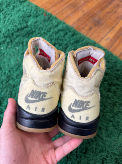 Jordan 5 x Off White “Sail”