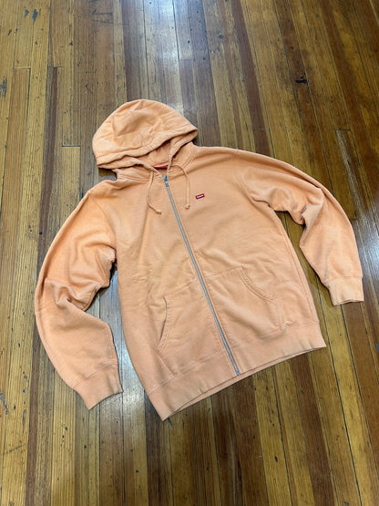 Supreme Small Box Logo Zip-Up “Orange”