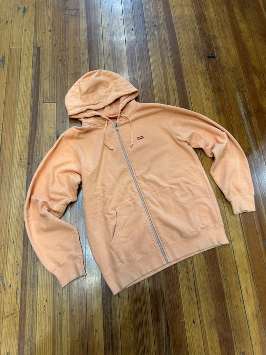 Supreme Small Box Logo Zip-Up “Orange”