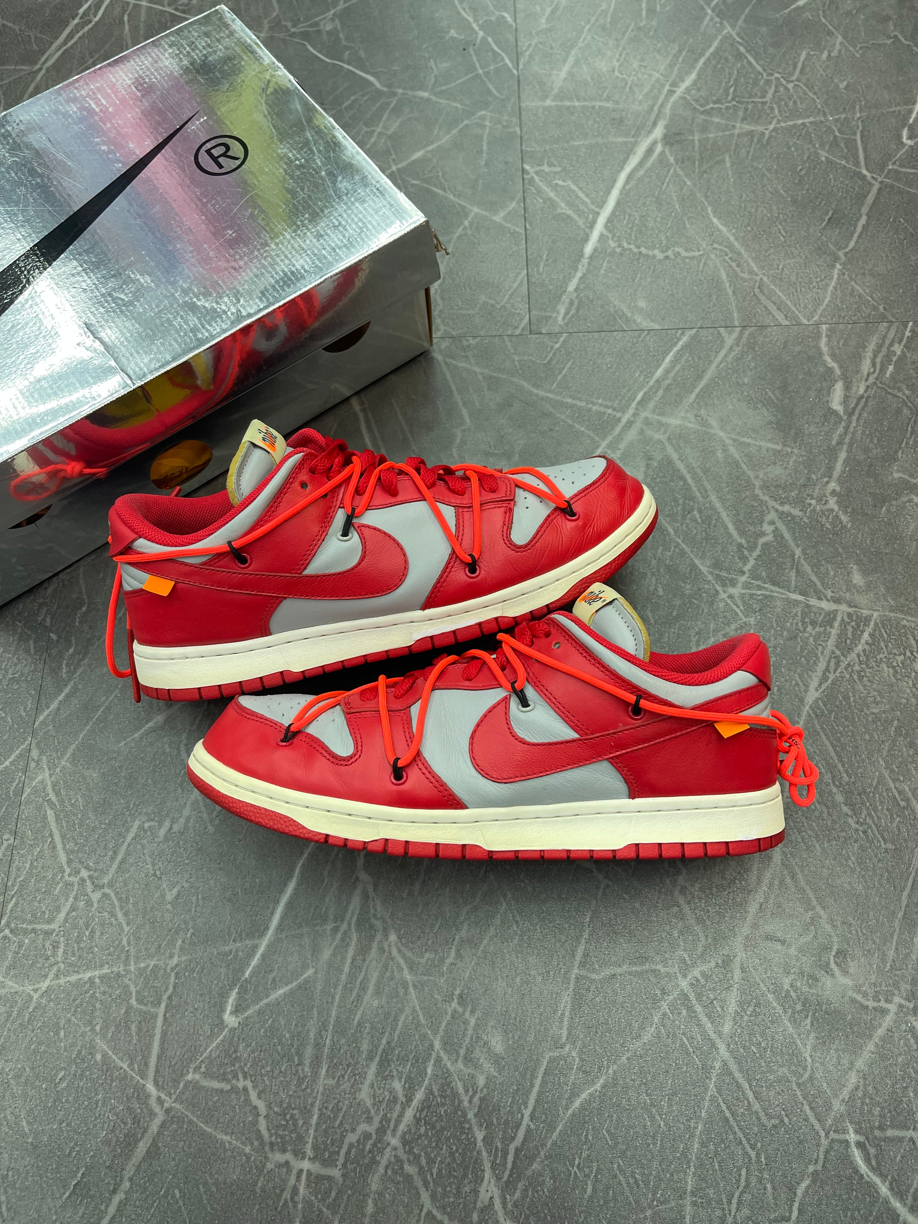 Nike Dunk Low x Off-White “University Red”