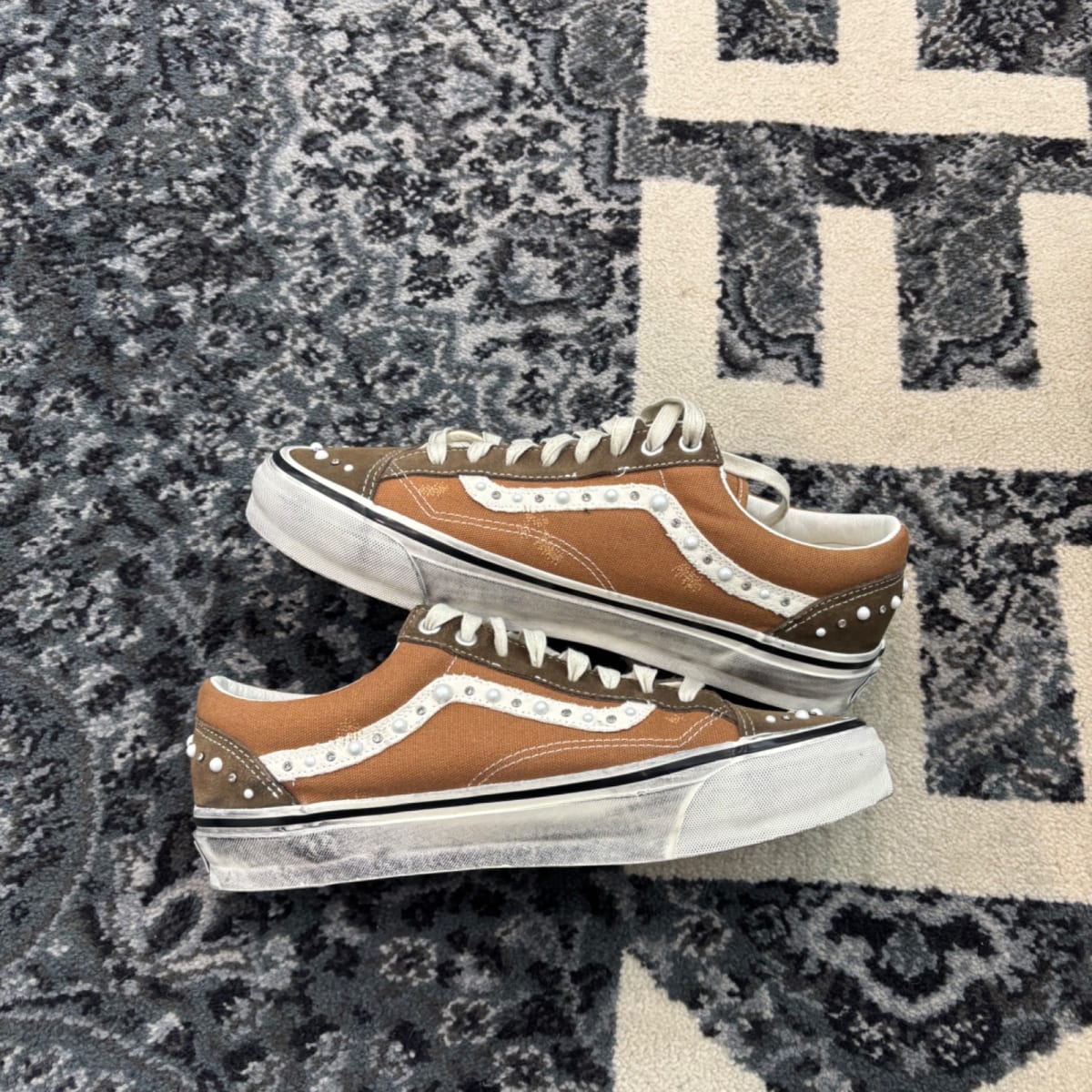 Vans LX Old Skool 36 Pearlized Pack Vintage Cocoa Brown (Size 10.5) (Moderately Worn)